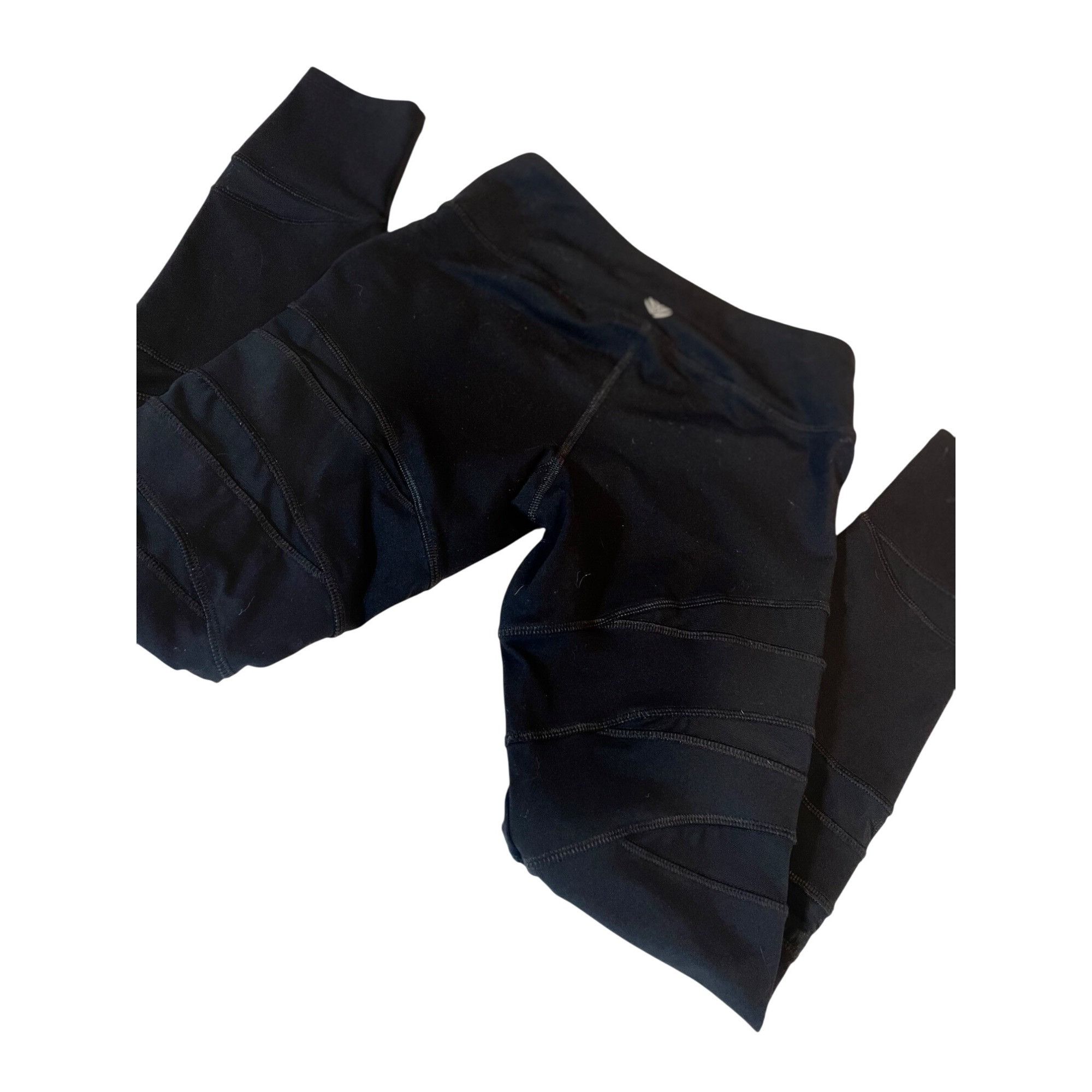 Forever 21 Forever 21 Black Mesh Detail Leggings XS Size 24" / US 00 / IT 34 - 3 Thumbnail