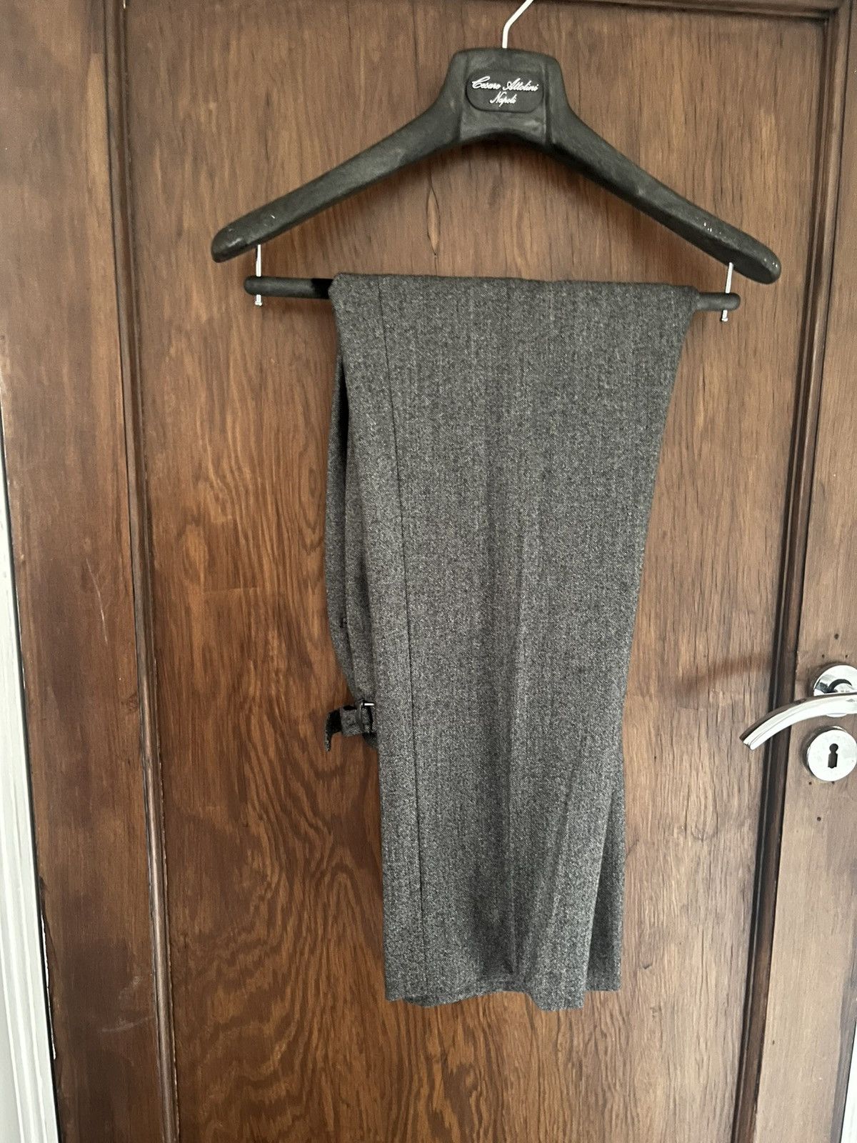 Cesare Attolini Cesare Attolini grey wool double breasted suit size 38r Size 38R - 4 Thumbnail