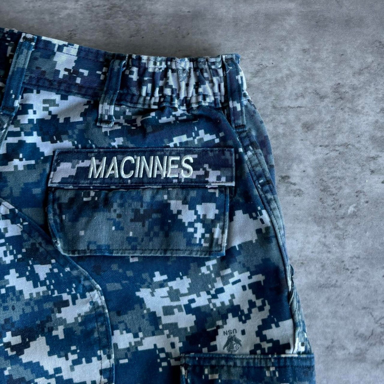 Vintage Y2K Camo Baggy Cargo Military Skater Cyber Grunge Tech Pants Size US 28 / EU 44 - 3 Thumbnail