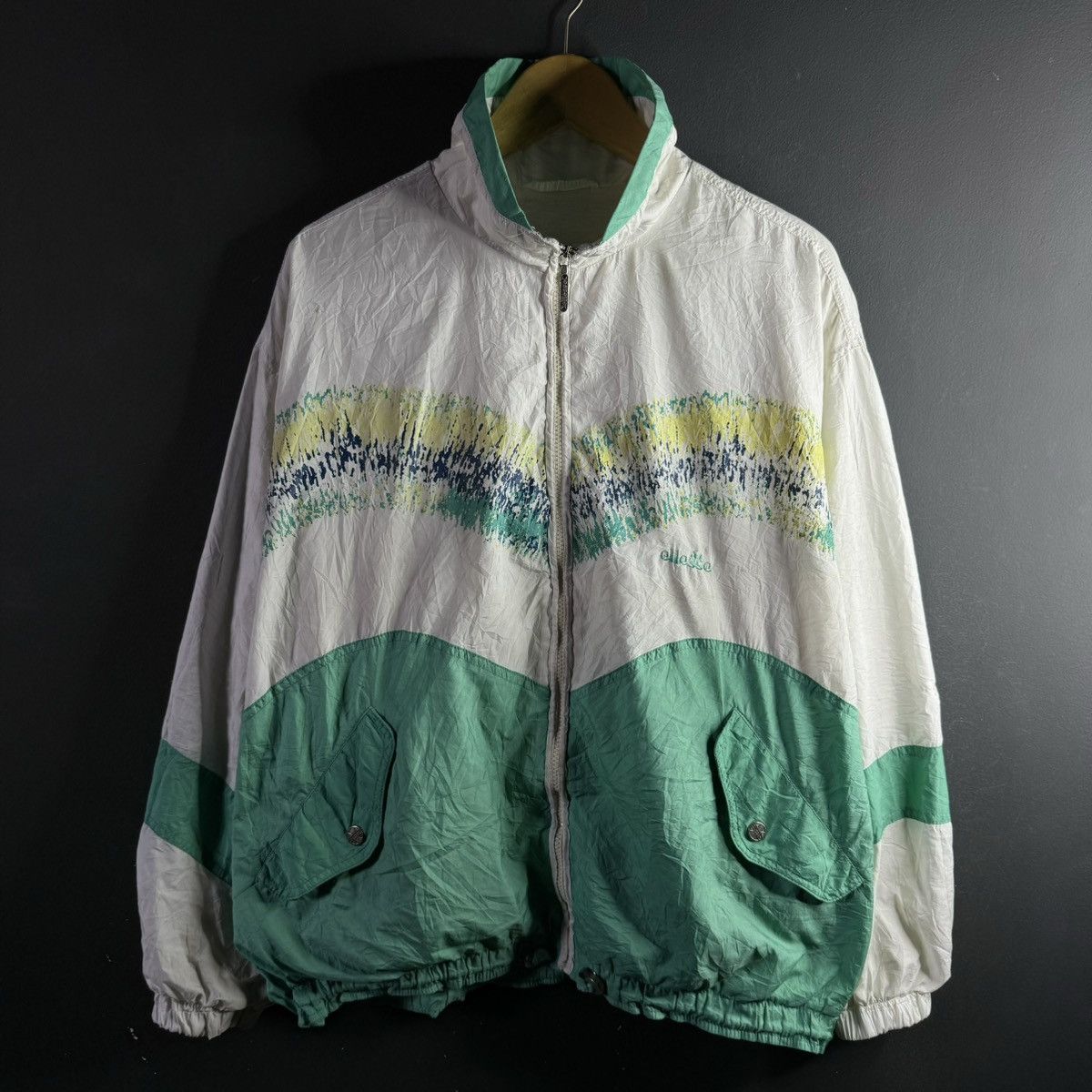 Ellesse Vintage 80's Ellesse Tennis Windbreaker Jacket Size US M / EU 48-50 / 2 - 1 Thumbnail