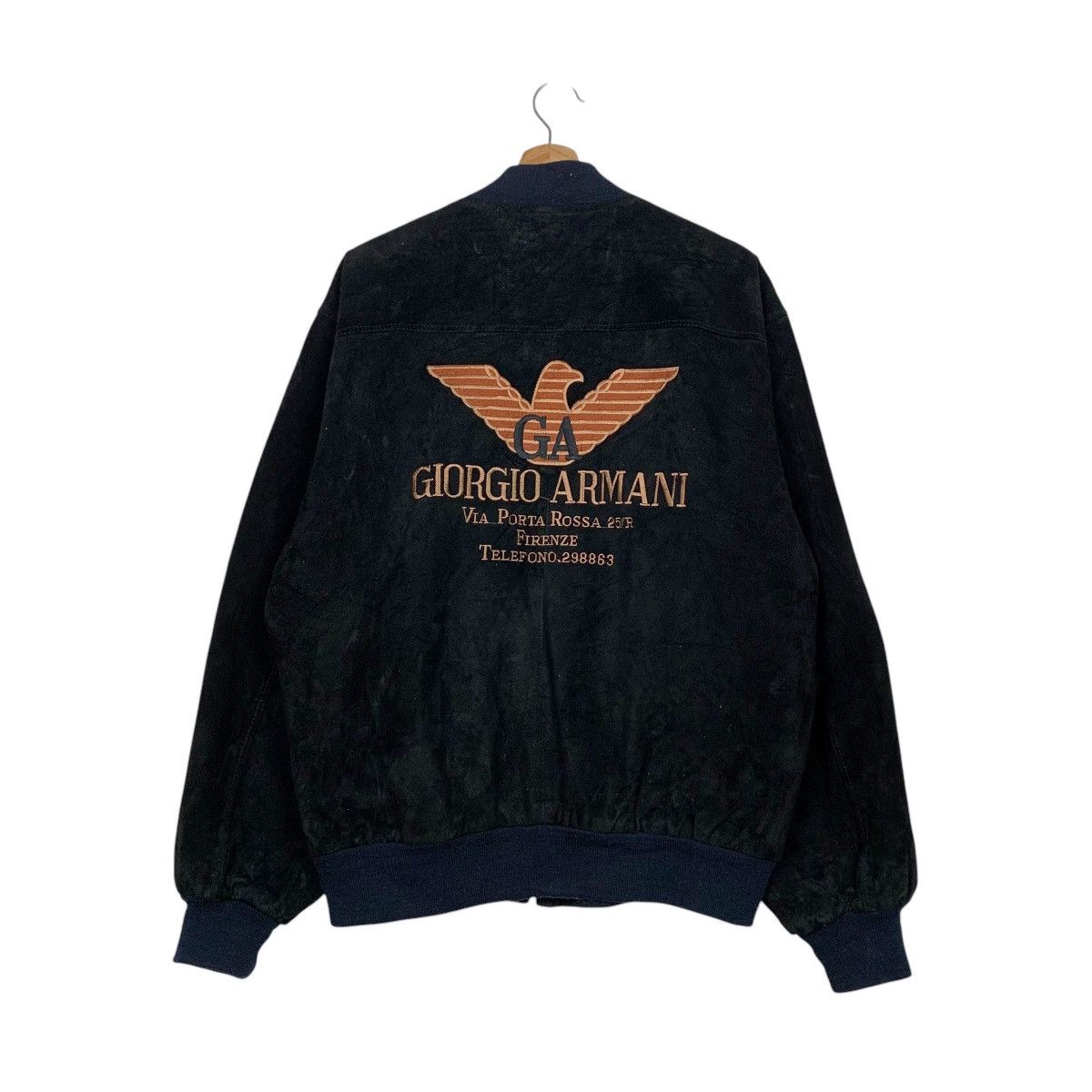 Rare🔥Vintage Giorgio Armani suede leather jacket