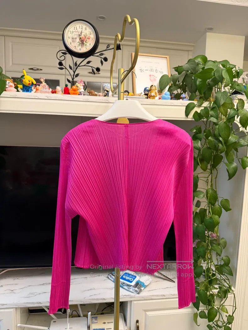 Issey Miyake Issey Miyake Pink Cardigan Size XL / US 12-14 / IT 48-50 - 6 Thumbnail