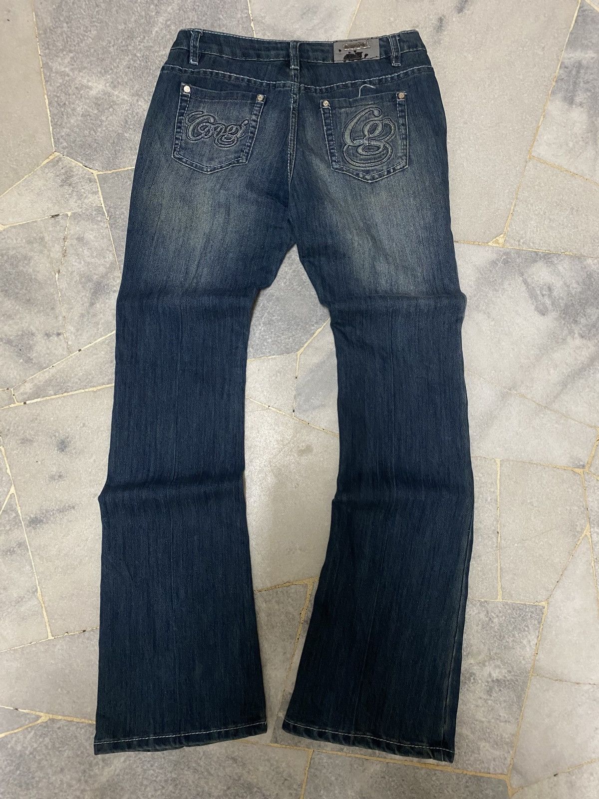 Coogi Vintage COOGI Embroidered Logo Denim Jeans - Y2K Flare Size 30" / US 8 / IT 44 - 9 Thumbnail