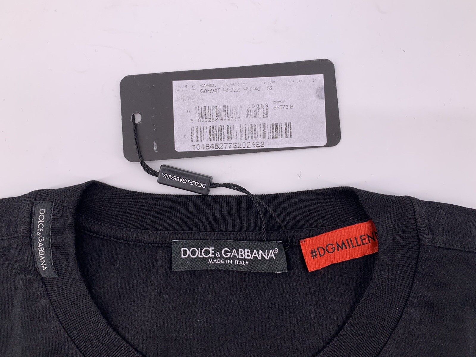 Dolce & Gabbana New Dolce & Gabbana T-Shirt Men's Size-52-L Size US L / EU 52-54 / 3 - 3 Thumbnail