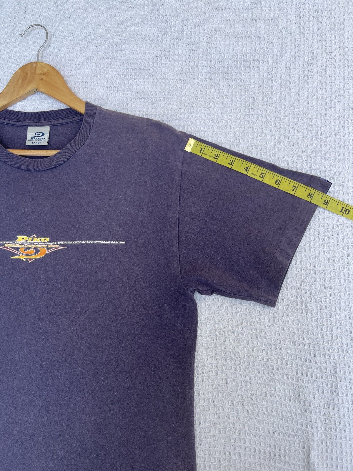 Vintage Last Drop🔥Steals🔥Vintage90s Piko Hawaiian Longboard Surf Tee Size US L / EU 52-54 / 3 - 15 Thumbnail