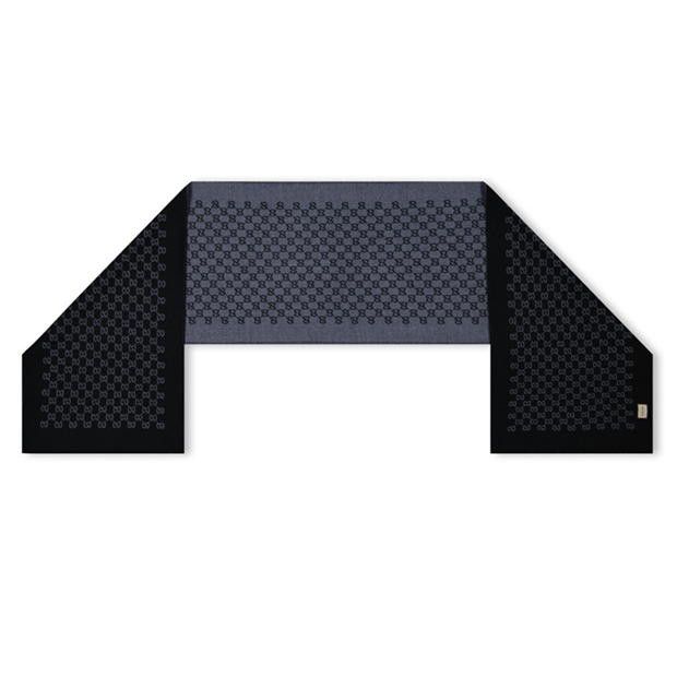 Gucci Men'S Gg Jacquard Wool Scarf Size ONE SIZE - 3 Thumbnail