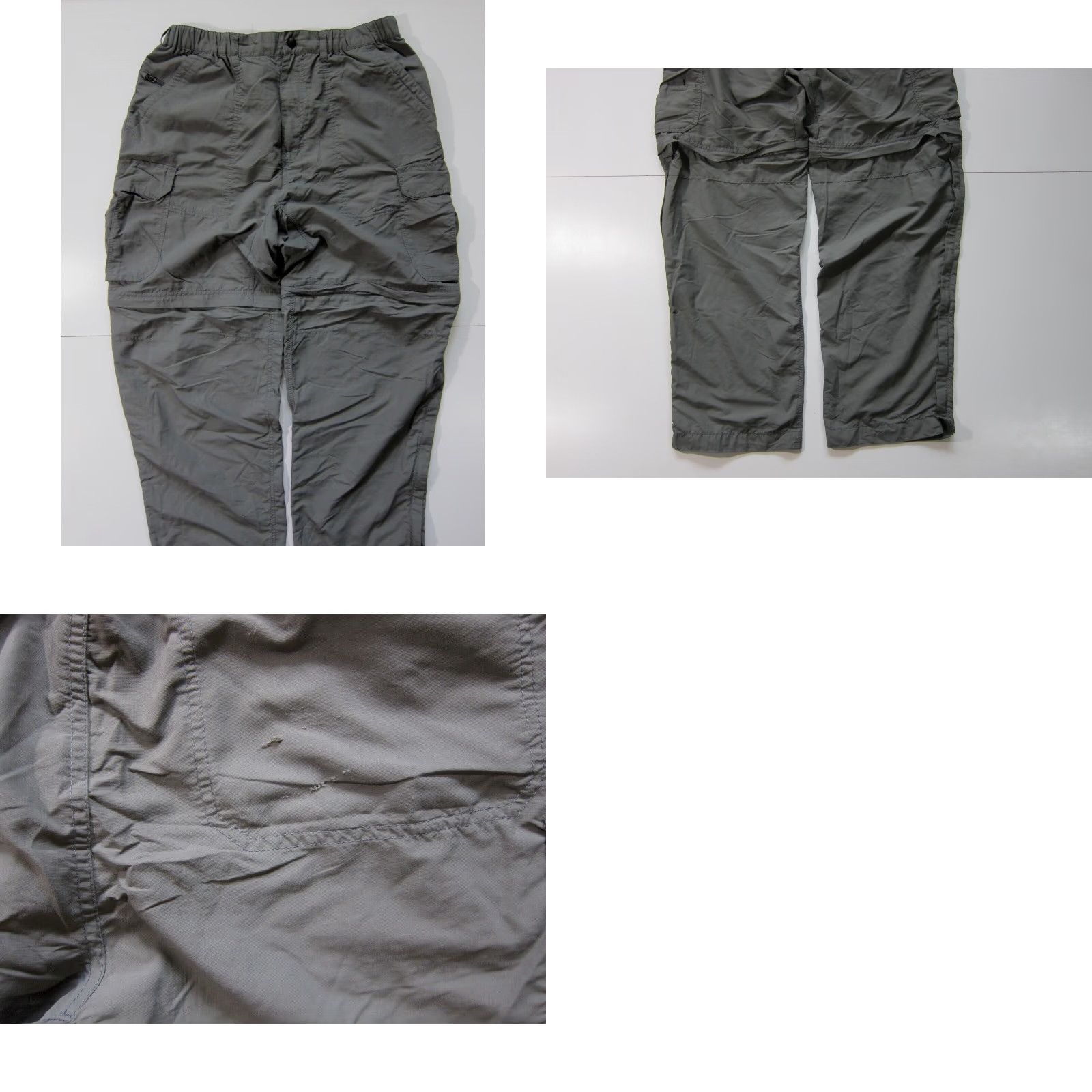 Vintage VINTAGE REI 100% Nylon Grey Hike Camp Zip Off Convertible Leg Cargo Pant Men Large Size US 32 / EU 48 - 8 Thumbnail
