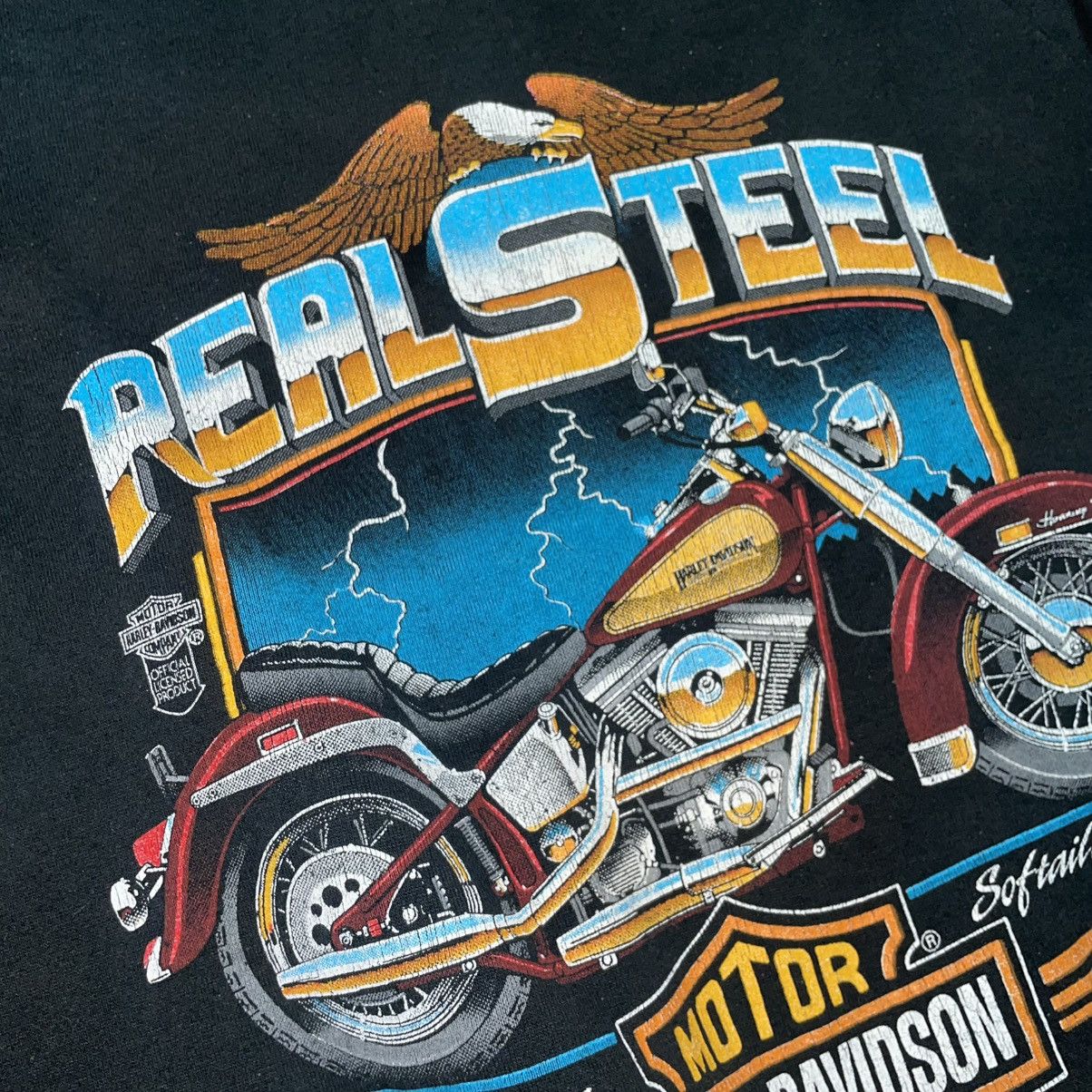 Harley Davidson × Vintage Vintage Harley Davidson 1988 Real Steel Size US XL / EU 56 / 4 - 3 Thumbnail