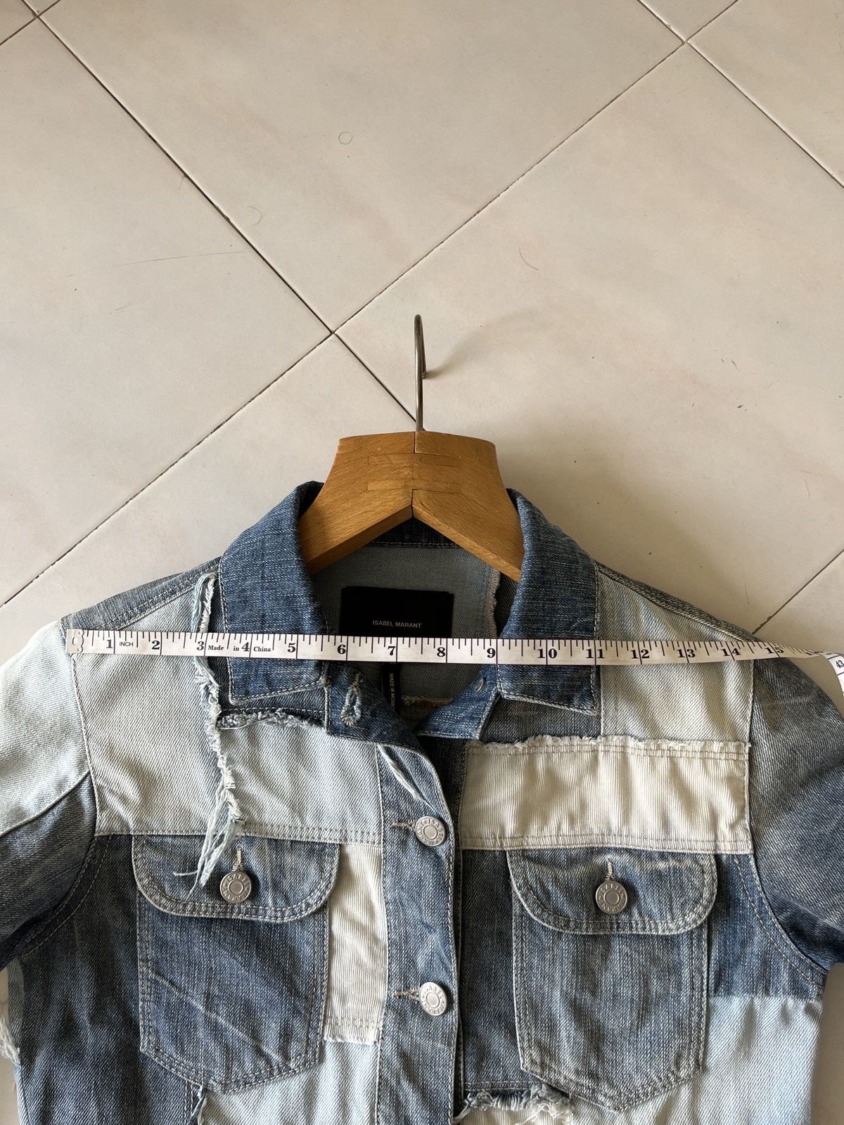 Isabel Marant Isabel Marant Patchwork Denim Jacket Size S / US 4 / IT 40 - 10 Thumbnail