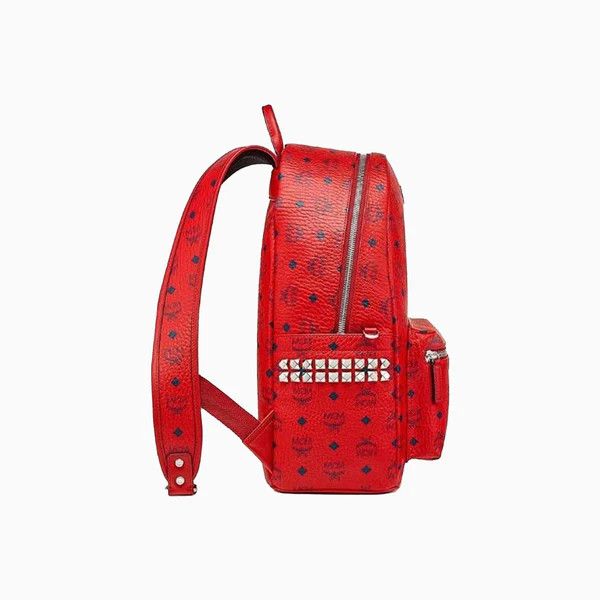 MCM o1mt1gz0225 Size: OS / Large Backpack in Red/Black Size ONE SIZE - 5 Thumbnail