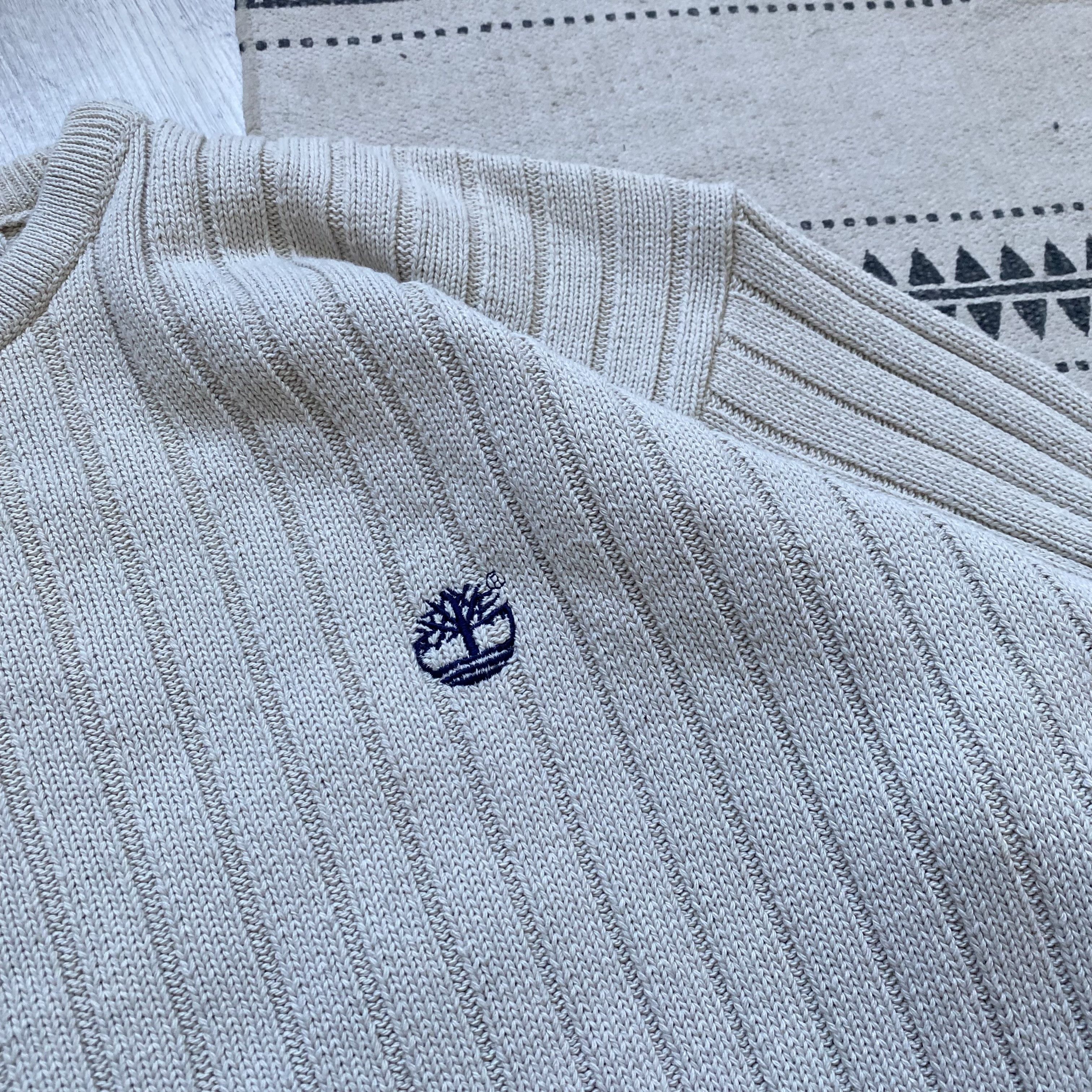Timberland Vintage 90s Timberland Heavy Ribbed Knit Sweater Boxy Size US M / EU 48-50 / 2 - 4 Thumbnail