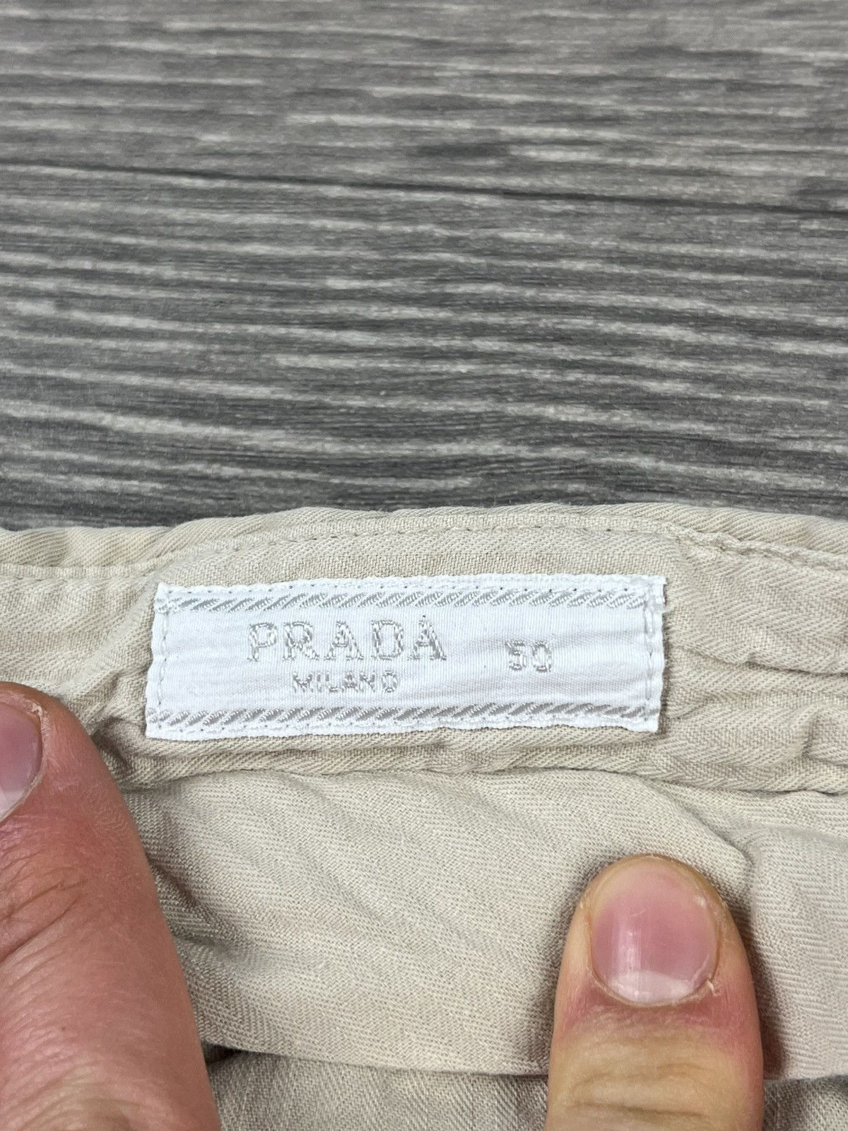 Prada Prada Beige Casual Chino Pants Classic Trousers Size US 32 / EU 48 - 2 Thumbnail