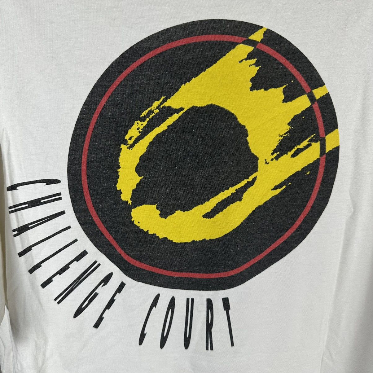 Nike × Vintage Vintage 90s Nike Tennis Challenge Court Promo XL T-shirt Size US XL / EU 56 / 4 - 4 Thumbnail