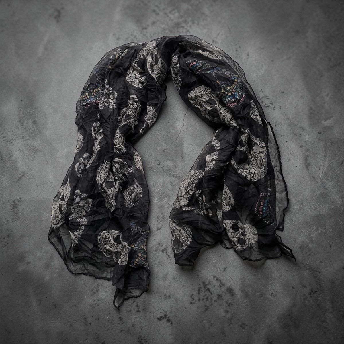 Isamu Katayama Backlash Japanese alexander mcqueen style unknwn scarf Size ONE SIZE - 1 Thumbnail