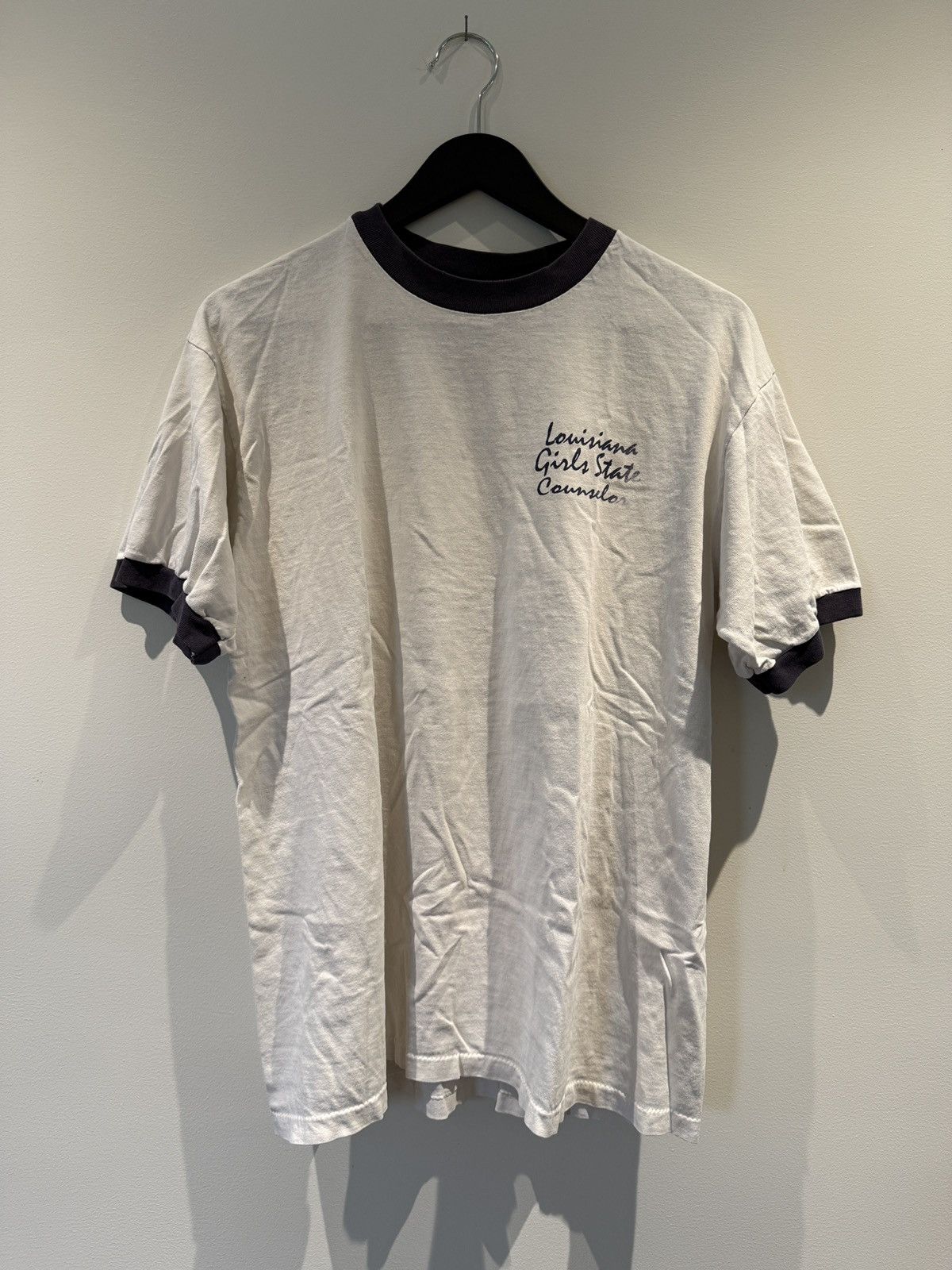 Vintage Vintage Louisiana Faded Ringer Tee Size US L / EU 52-54 / 3 - 1 Thumbnail