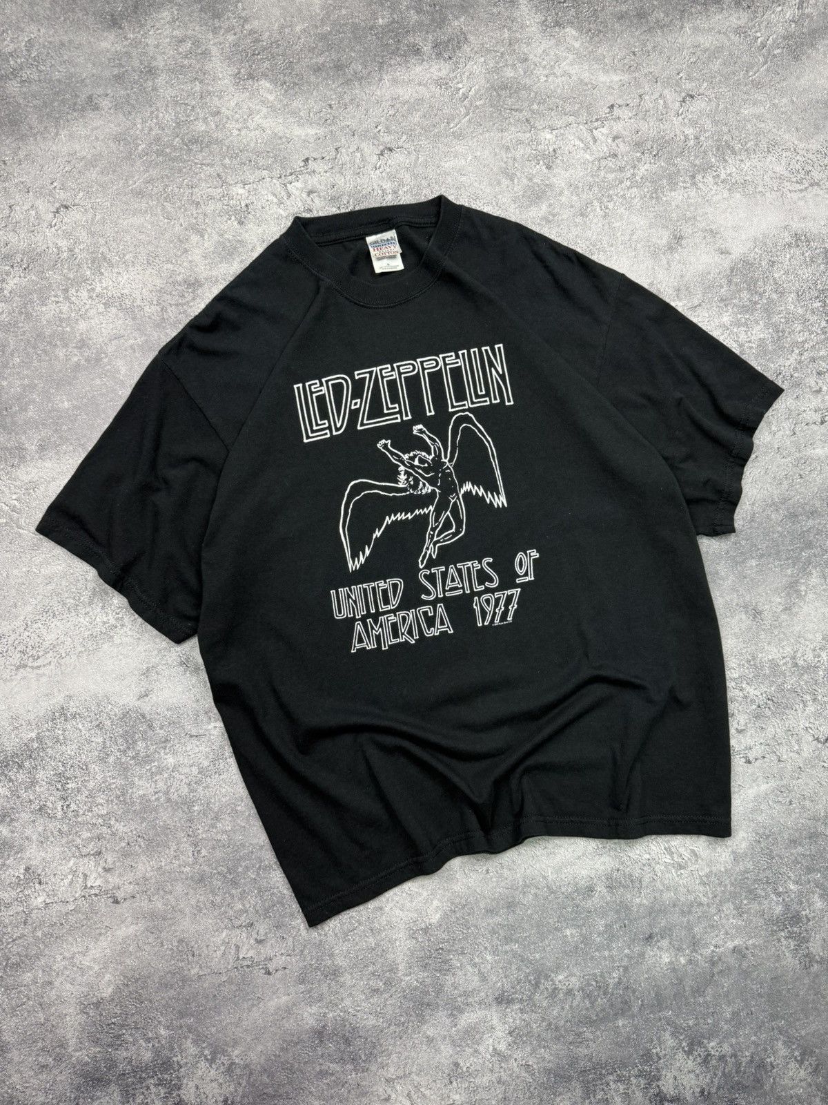 Led Zeppelin Vintage Led Zeppelin United States Of America 1977 T-Shirt Size US XL / EU 56 / 4 - 3 Thumbnail