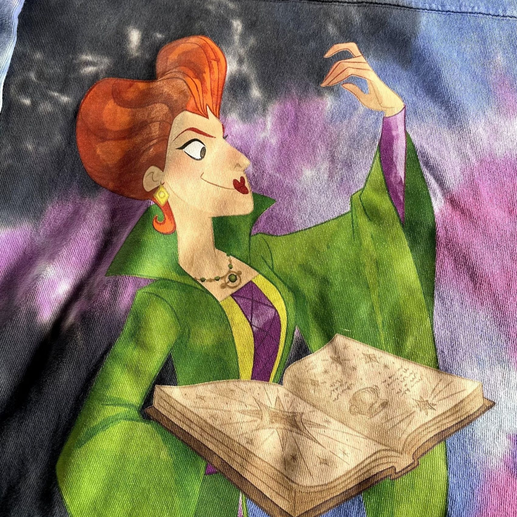 Disney Disney Hocus Pocus Spirit Jersey Shirt Womens Medium Tie Dye Sanderson Sisters Cat Halloween Disney Size M / US 6-8 / IT 42-44 - 6 Thumbnail