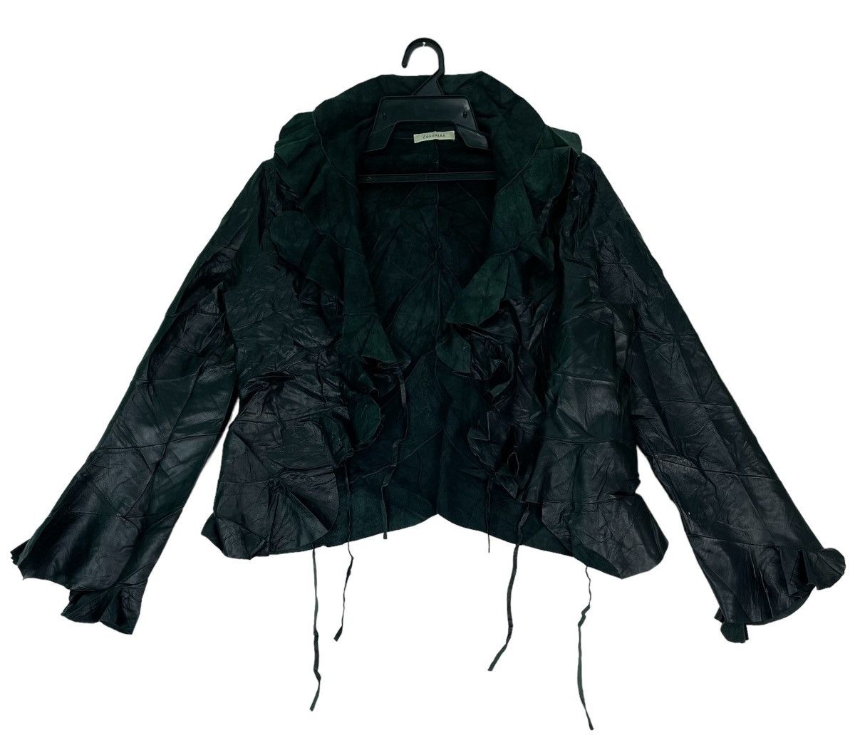 Other ZAGONARA deconstructed patchwork spiral open collar jacket Size ONE SIZE - 1 Thumbnail