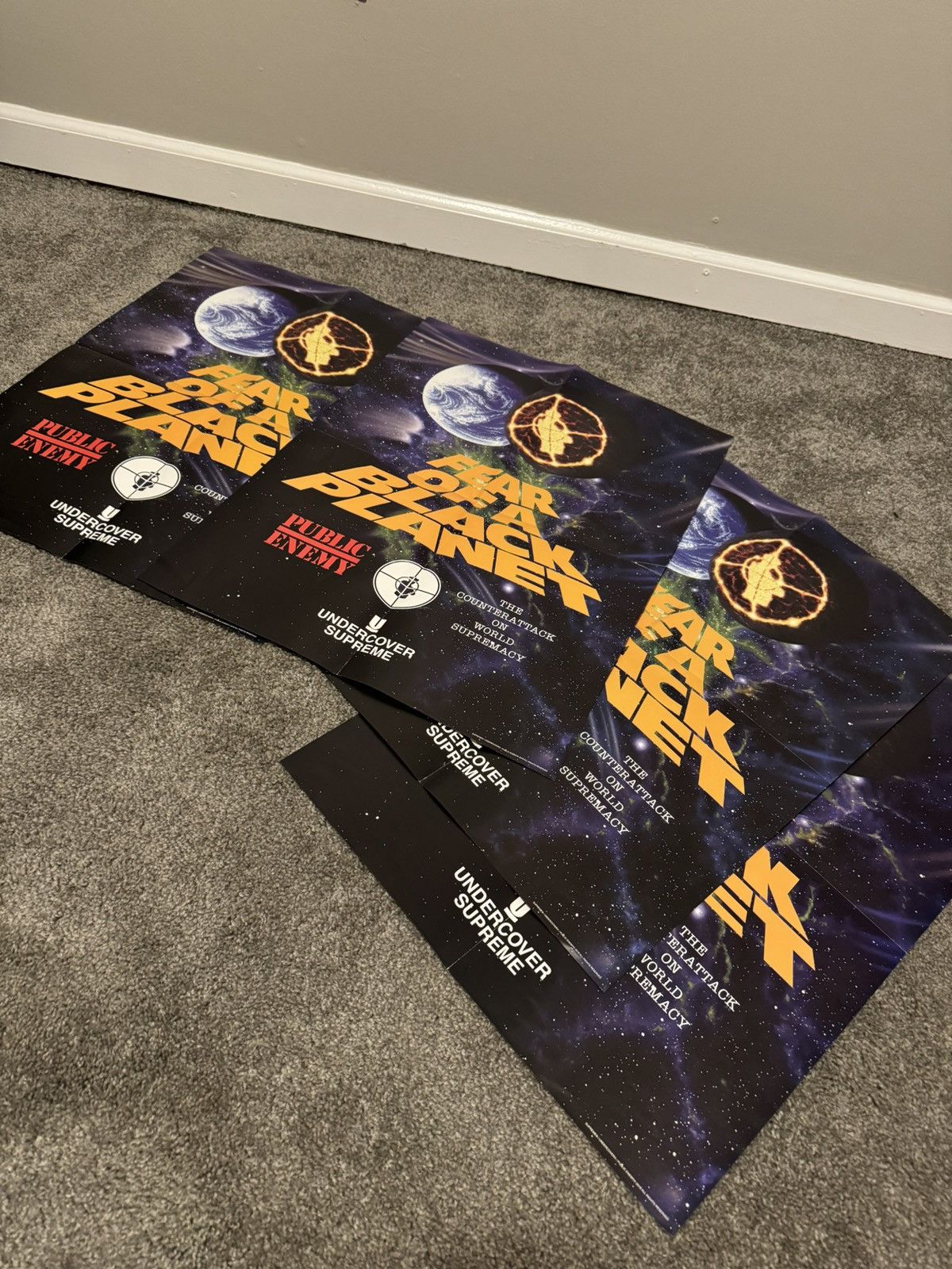 Jun Takahashi × Supreme × Undercover Supreme Undercover Fear of a Black Planet Poster Size ONE SIZE - 4 Thumbnail