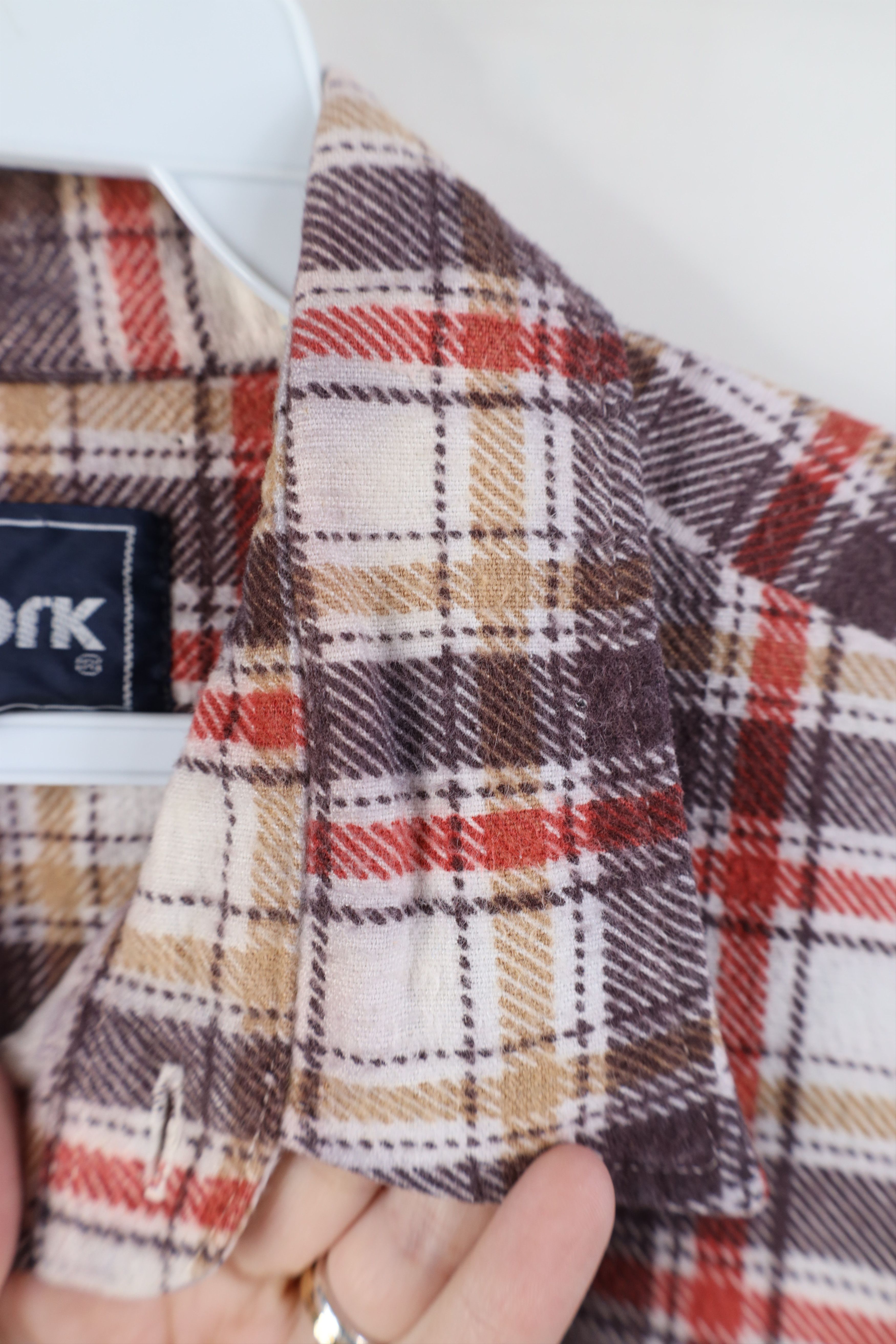 Vintage Vintage 70s Streetwear Heavyweight Button Shirt Plaid Size US XL / EU 56 / 4 - 4 Thumbnail