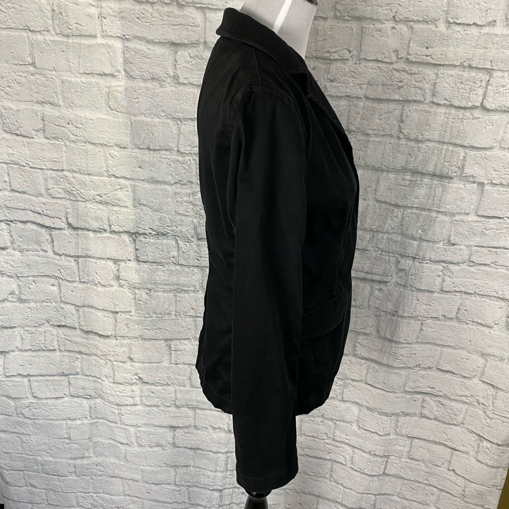 Gap Gap women 6 button front black collared blazer w/pockets Size M / US 6-8 / IT 42-44 - 6 Thumbnail