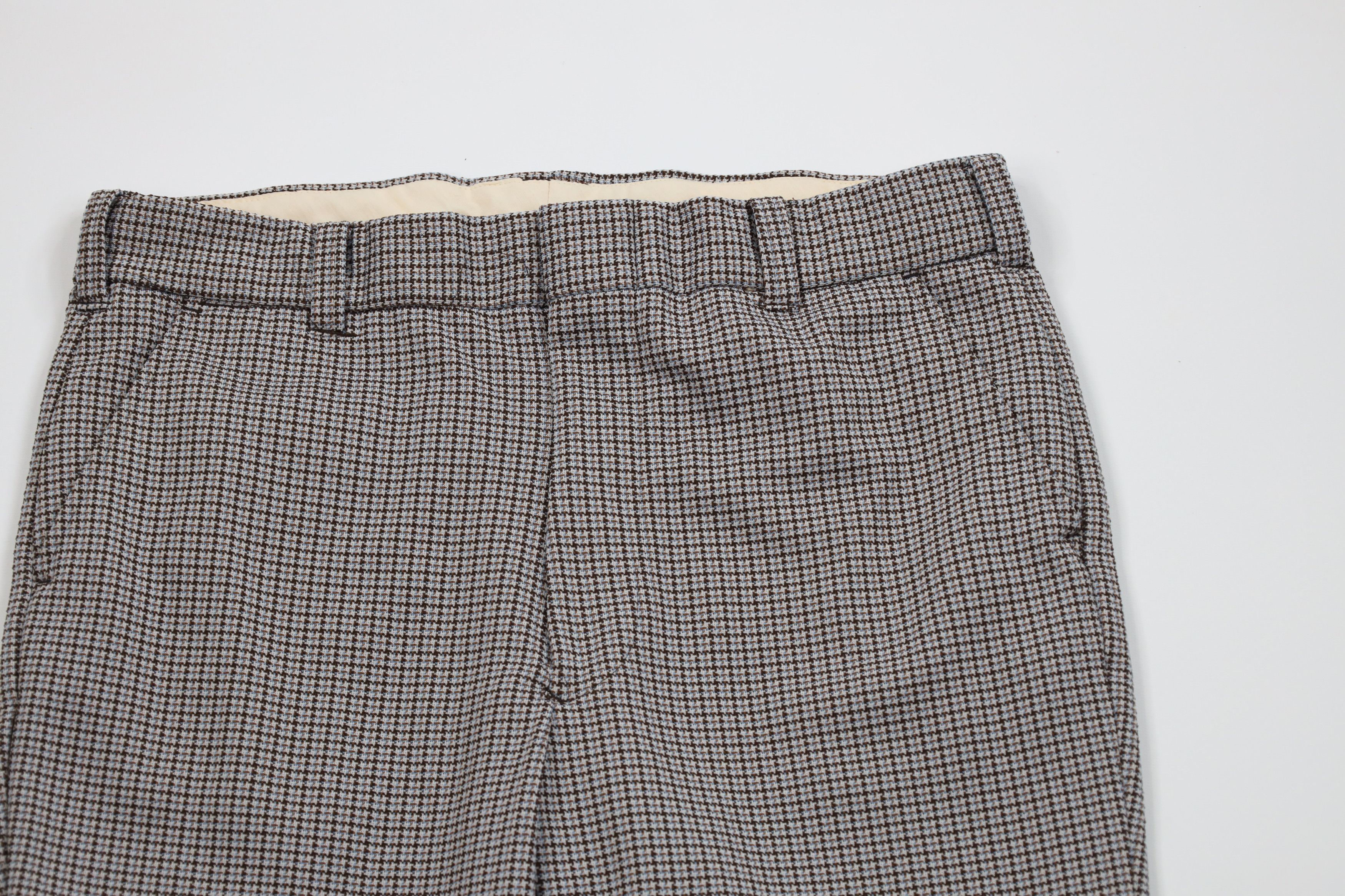 Vintage Vintage 70s Streetwear Double Knit Wide Leg Chino Pants Size US 34 / EU 50 - 2 Thumbnail