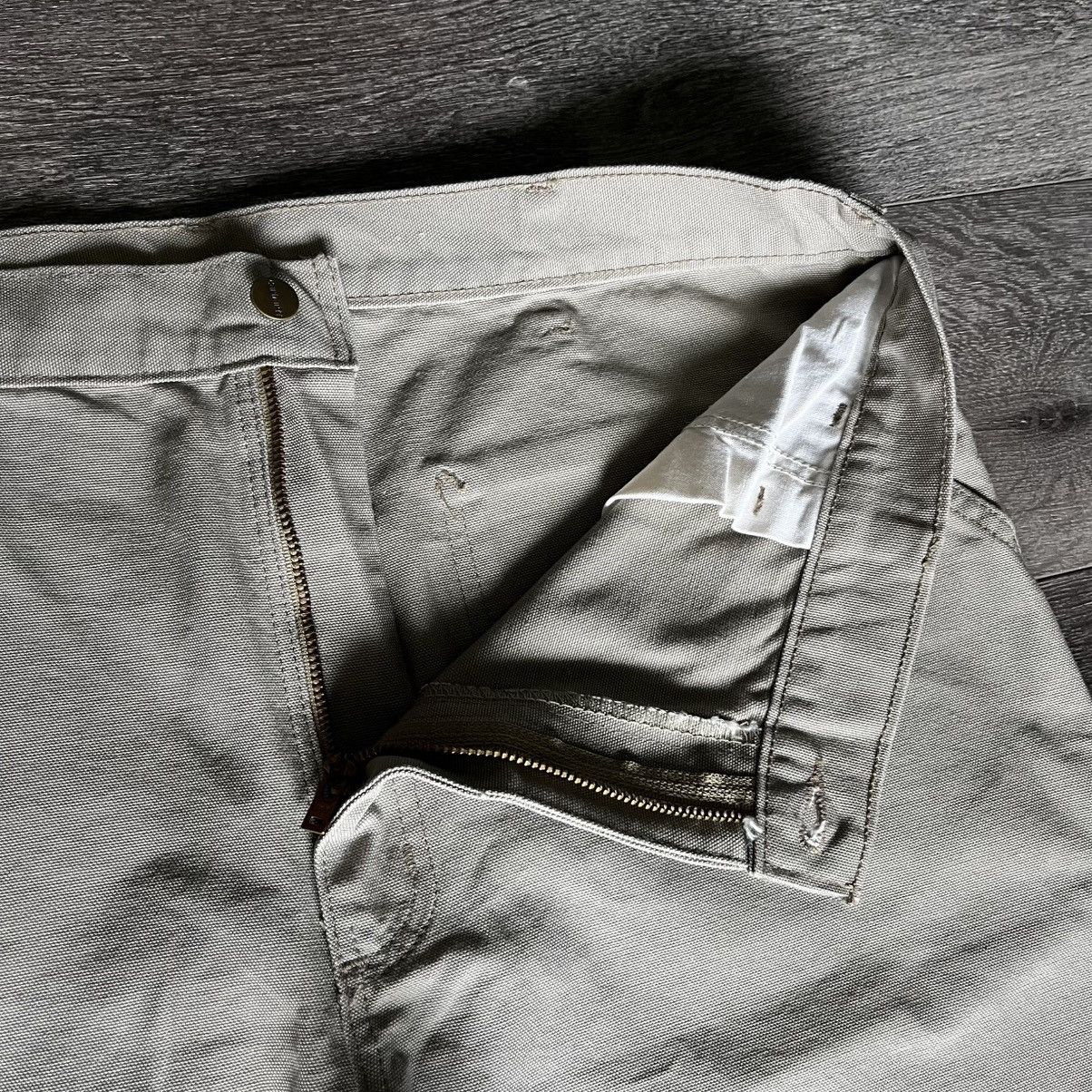 Carhartt Vintage Carhartt Canvas Original Dungaree Fit Khaki Pants 38 Size US 38 / EU 54 - 7 Thumbnail
