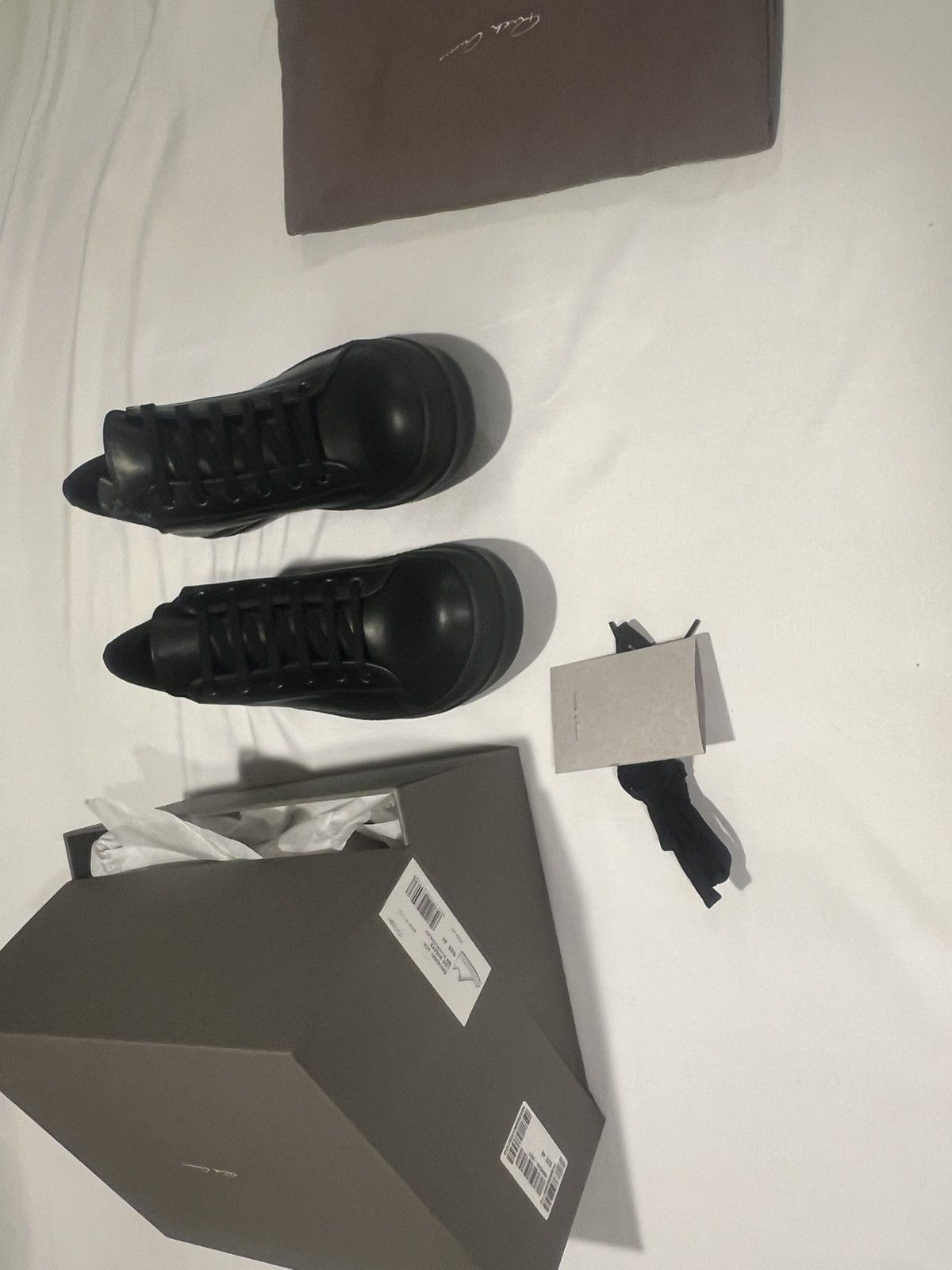 Rick Owens Rick Owens low-top sneakers. 44/11. Size US 11 / EU 44 - 1 Thumbnail