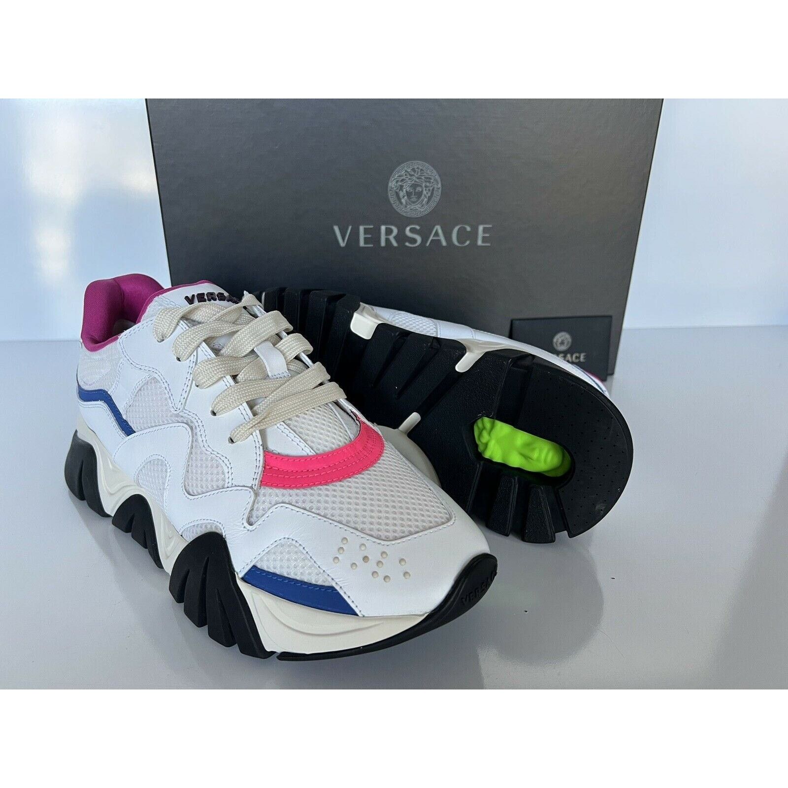 Versace VERSACE SQUALO WHITE MULTI TRAINERS Sneakers 10 US (40 Euro) Size US 10 / IT 40 - 5 Thumbnail