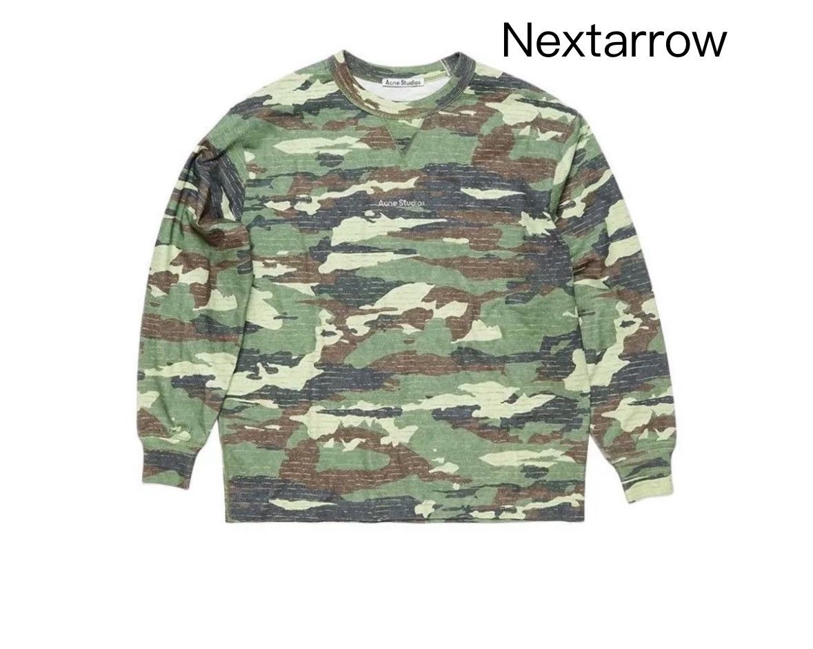 Acne Studios Acne studios Vintage camouflage long sleeves 2412-Nextarrow Size US S / EU 44-46 / 1 - 1 Thumbnail