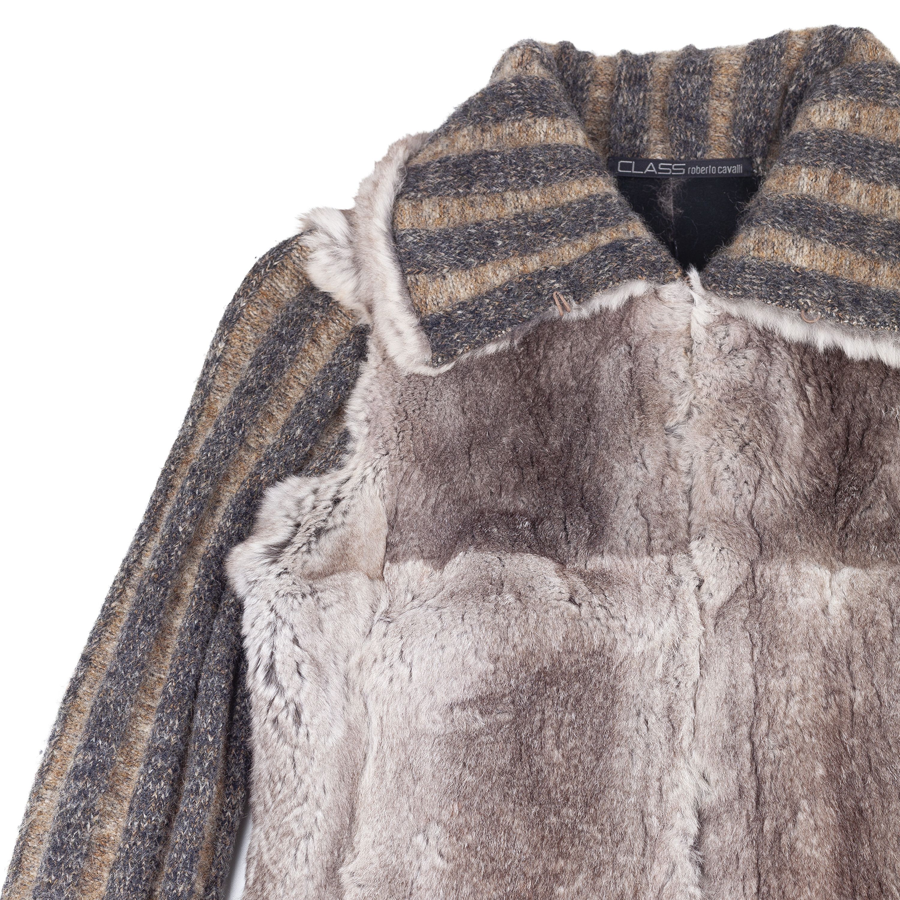 Cavalli Class Roberto Cavalli CLASS Vintage Rabbit Fur Jacket Size M / US 6-8 / IT 42-44 - 3 Thumbnail