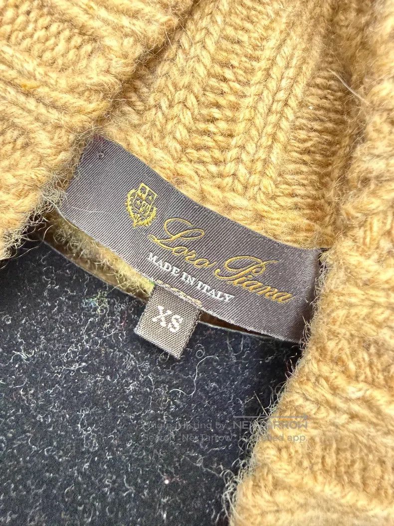 Loro Piana Loro Piana Khaki Mixed Color Snowflake Pattern Long Sleeve Size XS / US 0-2 / IT 36-38 - 4 Thumbnail