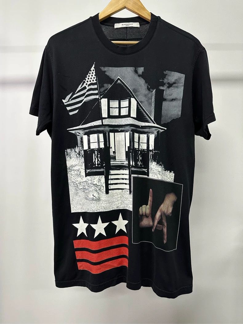 Givenchy Givenchy Five-Star Gesture Print Short Sleeve Size US XXS / EU 40 - 1 Thumbnail