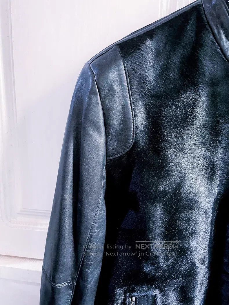 Versace Versace Fur, cowhide, fur, one-piece jacket, leather jacke Size US L / EU 52-54 / 3 - 4 Thumbnail