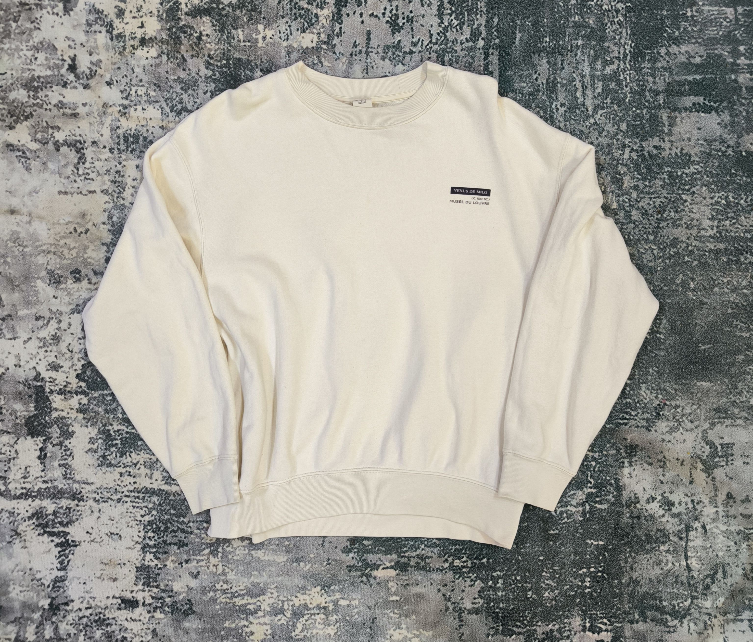 Arts & Science UT x Louvre Museum "Mona Lisa" Light Cream Sweatshirt Size US L / EU 52-54 / 3 - 2 Thumbnail