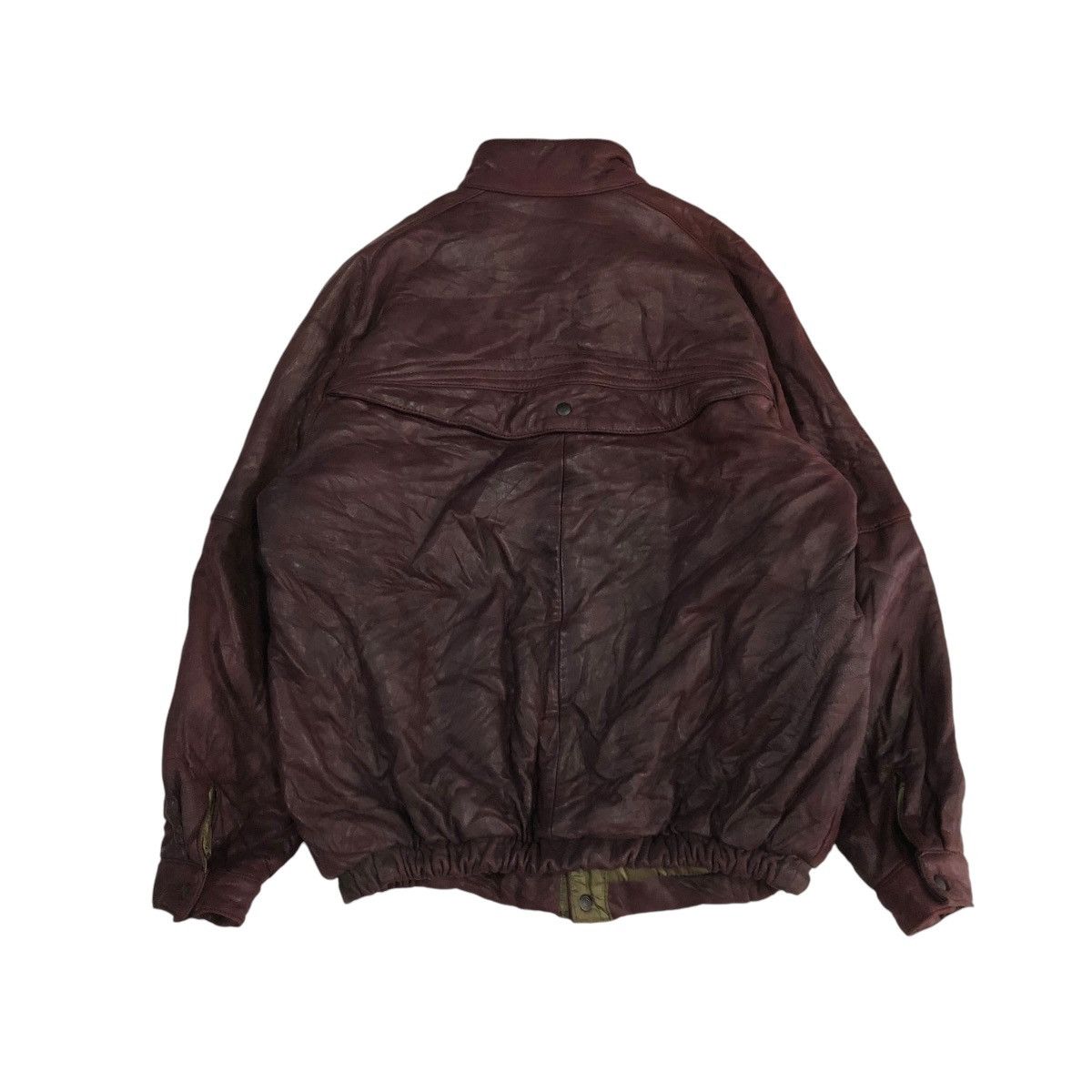 Japanese Brand 🔥VINTAGE BIKER LEATHER JACKET REVERSIBLE FOCARDI ITALY Size US M / EU 48-50 / 2 - 2 Thumbnail