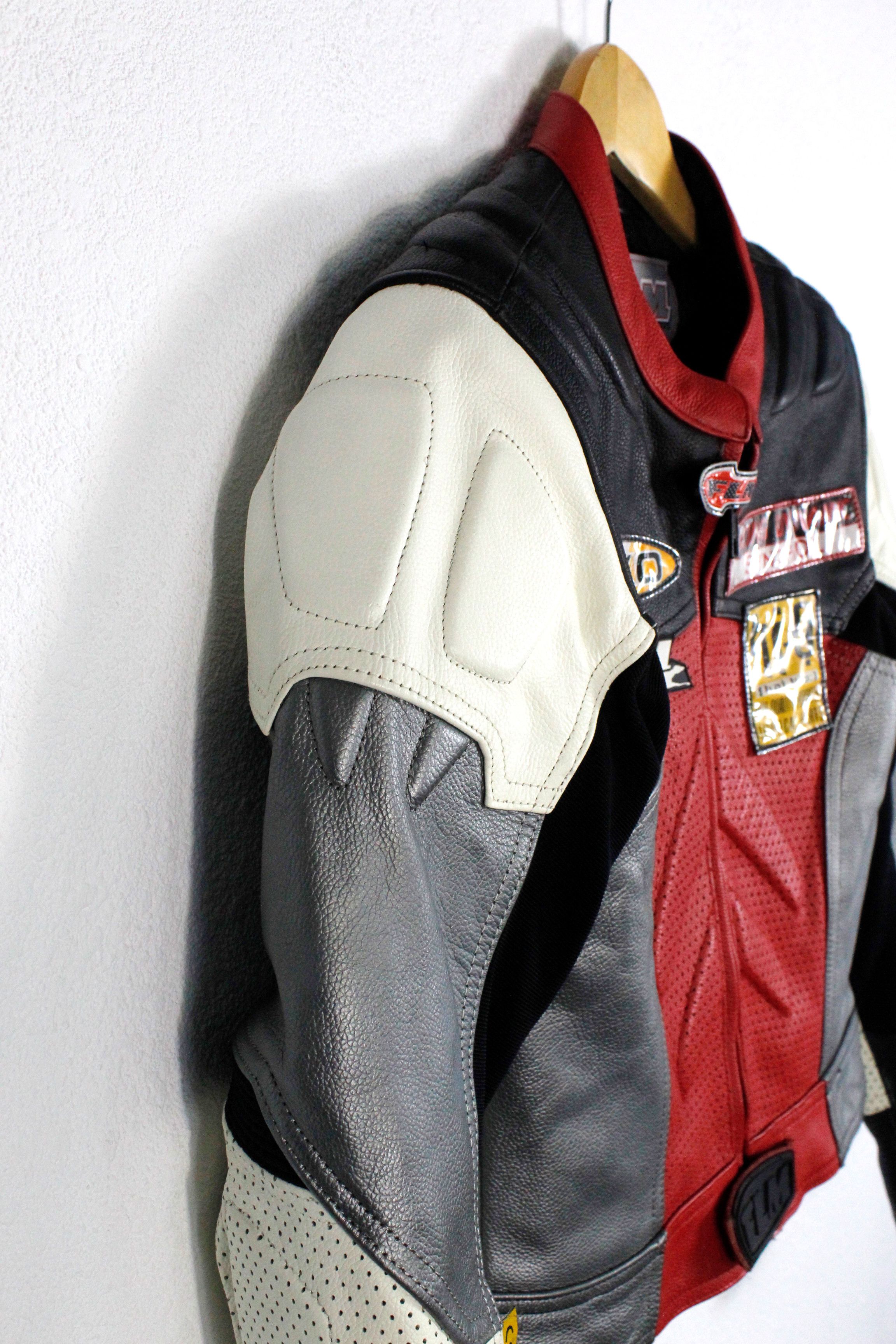 Other FLM POLO Nexo Racing Motocycle Bike Leather Jacket Size S / US 4 / IT 40 - 5 Thumbnail