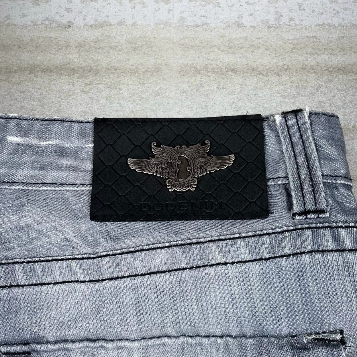 Japanese Brand × Vintage Crazy Vintage Y2K Skater Wide Leg Jean Light Grey Wash Baggy Size US 36 / EU 52 - 4 Thumbnail