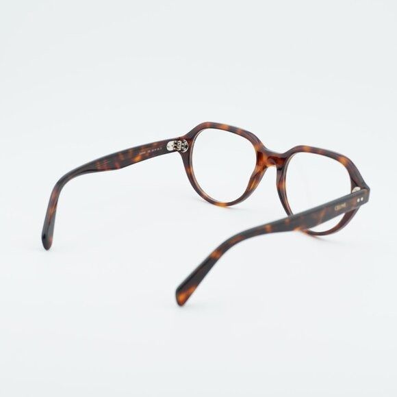 Celine Celine CL50145I 052 Eyeglasses Havana 52mm Square Frame Size ONE SIZE - 9 Thumbnail