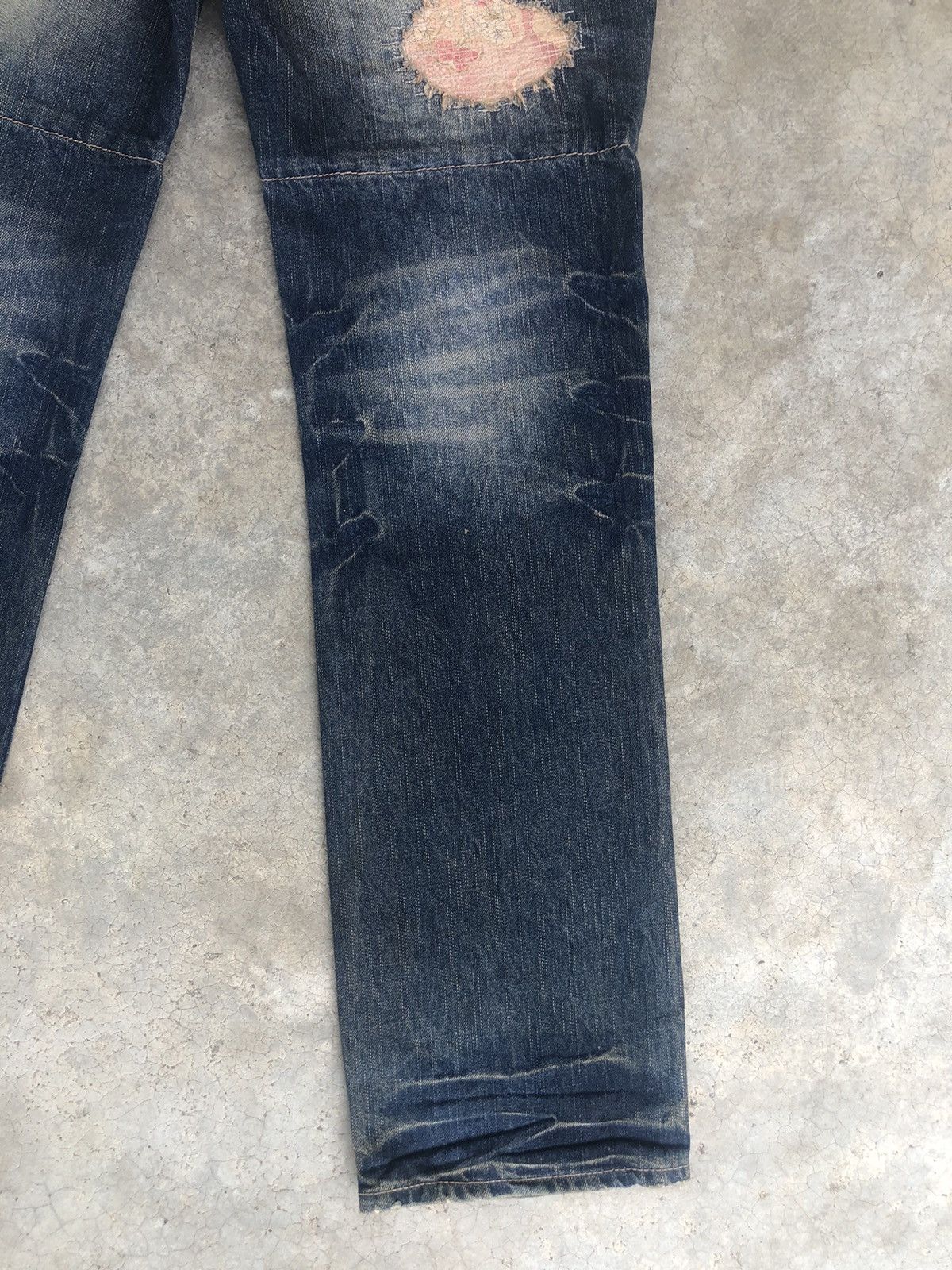PPFM PPFM Double Waist Distressed Jeans Size US 32 / EU 48 - 12 Thumbnail