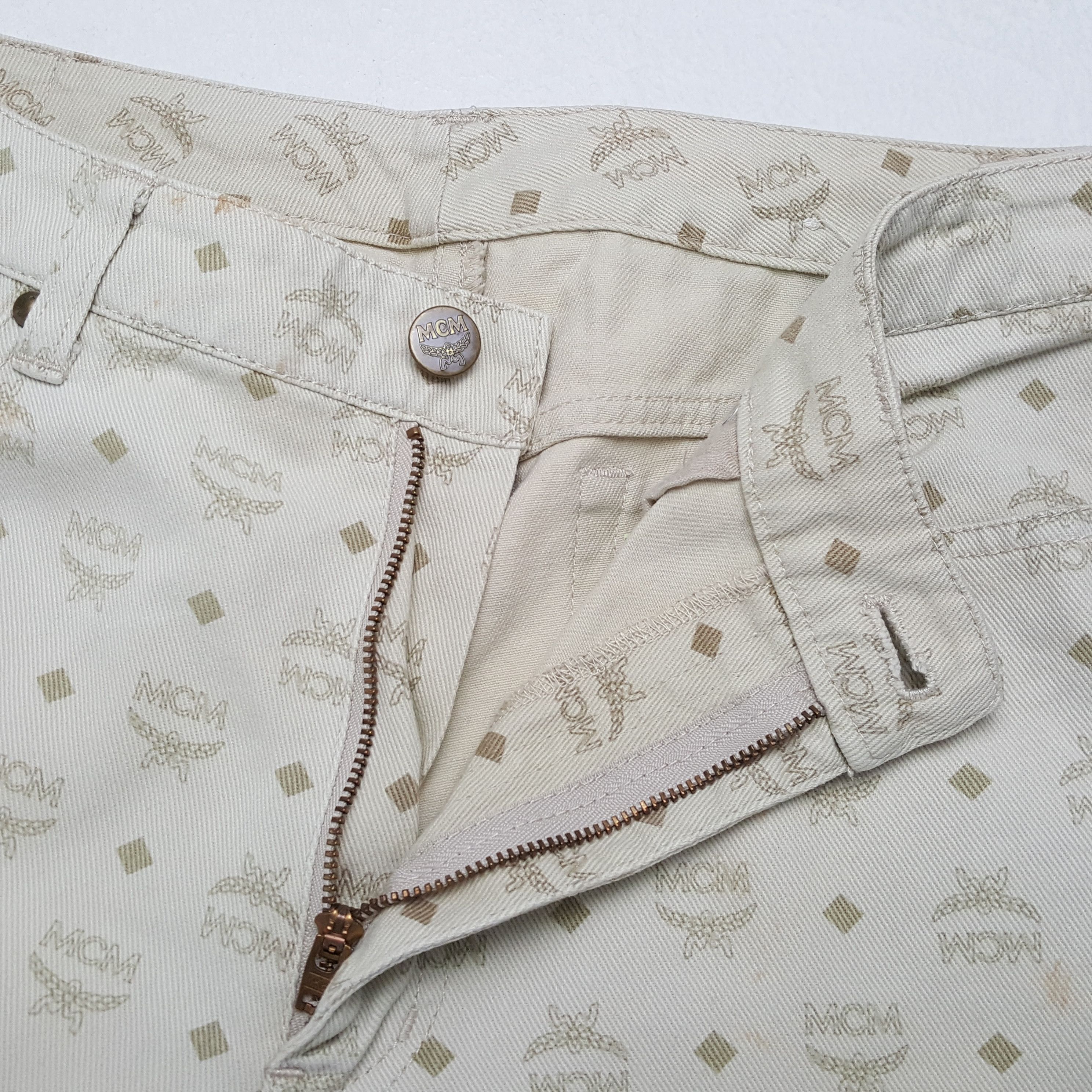 MCM × Vintage Vintage MCM LEGERE Fashion Brand Monogram Style Pants Size US 29 - 12 Thumbnail