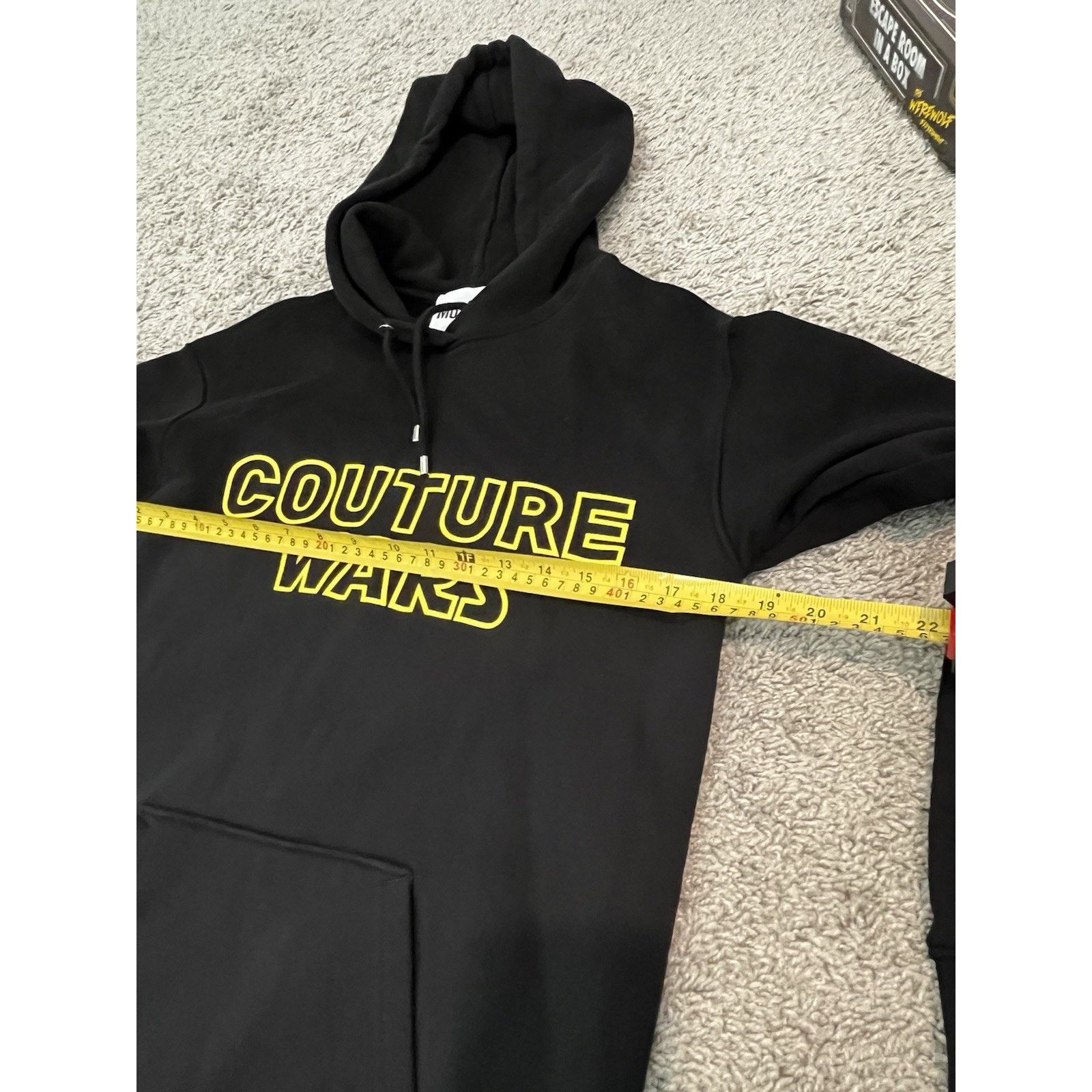 Moschino Moschino Couture Wars Hoodie W US 4 Black Star Wars Longline Size S / US 4 / IT 40 - 11 Thumbnail