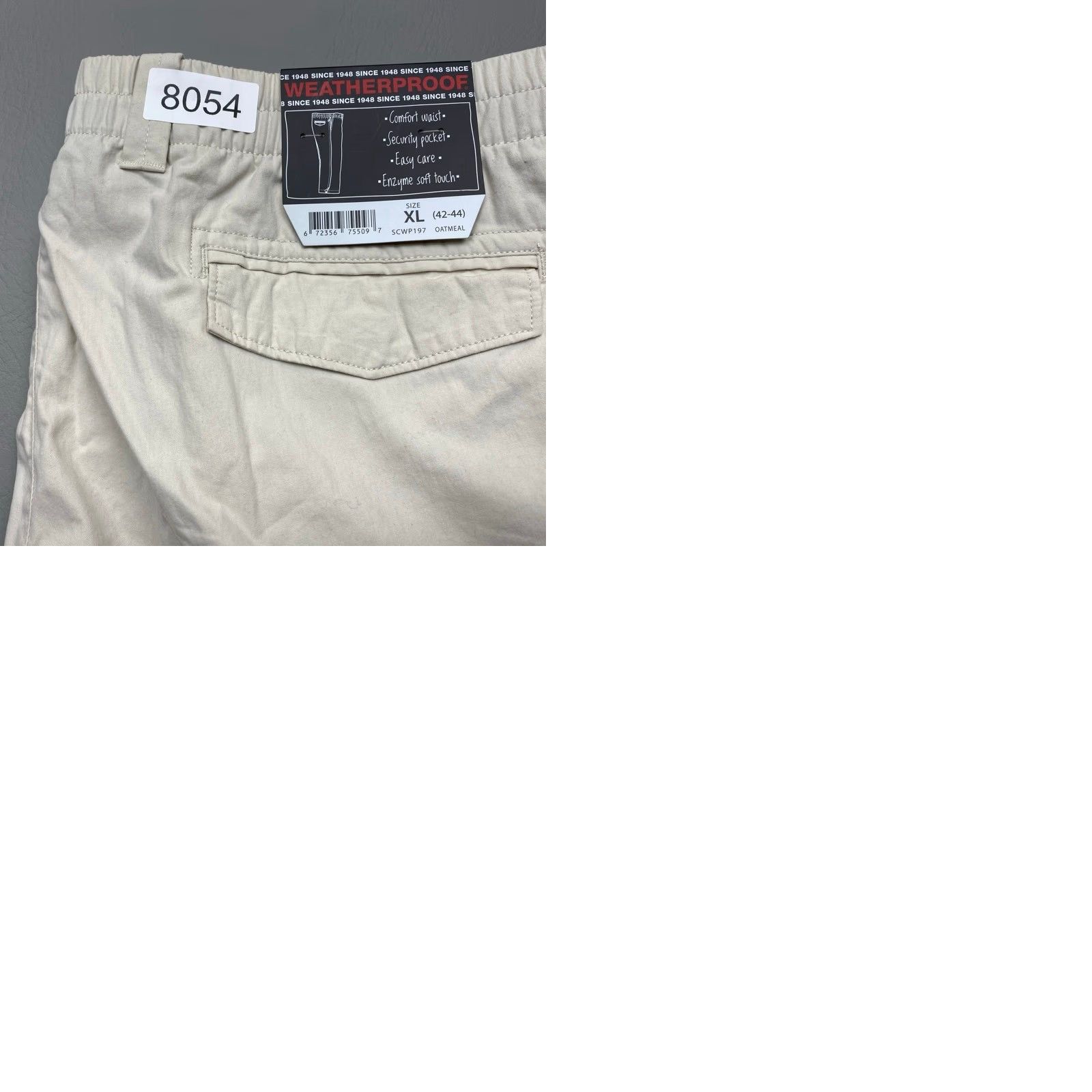 Weatherproof VINTAGE Weatherproof Pants Mens XL 42-44x32 Oatmeal Comfort Waist Easy Care NWT Weatherproof Pants Mens XL 42-44x32 Oatmeal Comfort Waist Easy Care Size US 36 / EU 52 - 10 Thumbnail