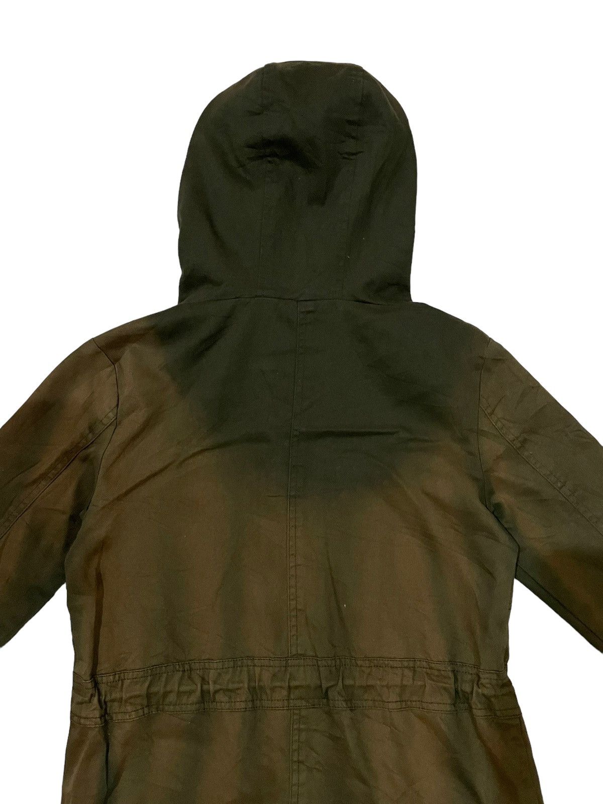 Japanese Brand × Le Grande Bleu (L.G.B.) Image Faded Two Tone Zip-up Hooded Punk Parka Jacket Size US S / EU 44-46 / 1 - 14 Thumbnail