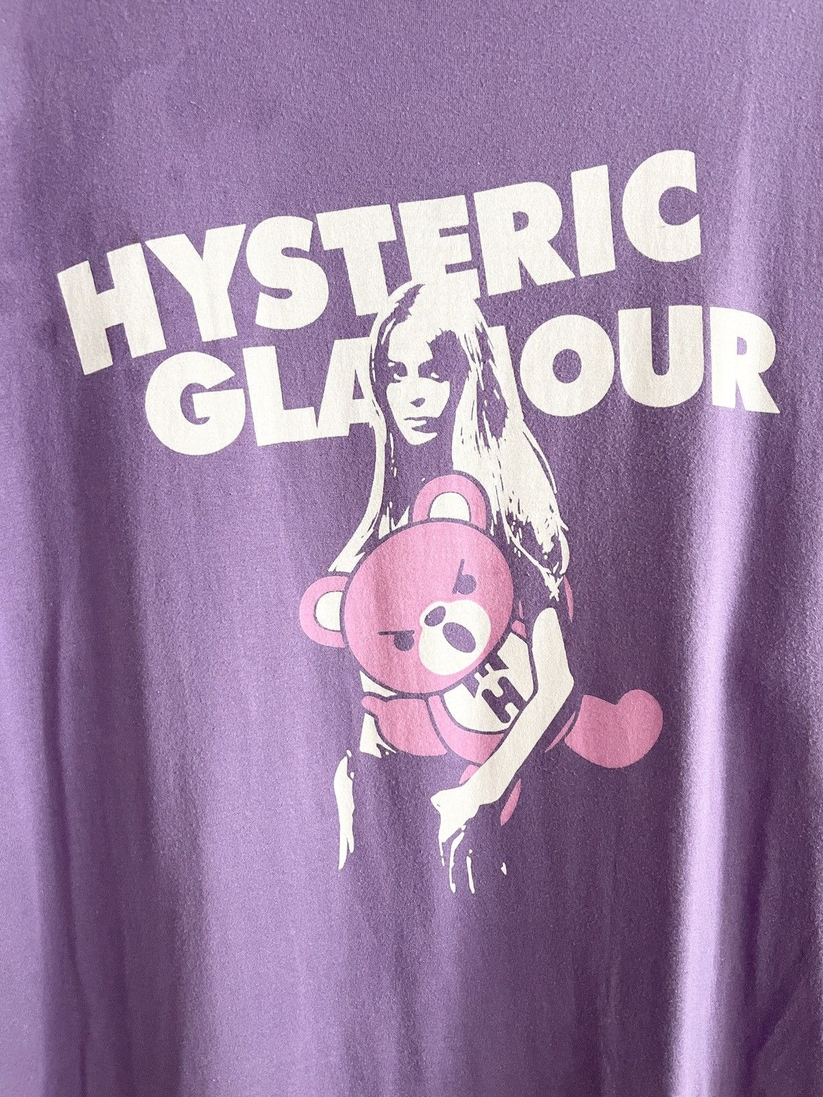 Hysteric Glamour × Vintage STEAL! 2000s Hysteric Glamour Girl loves Angry Bear Tee Size US XL / EU 56 / 4 - 4 Thumbnail