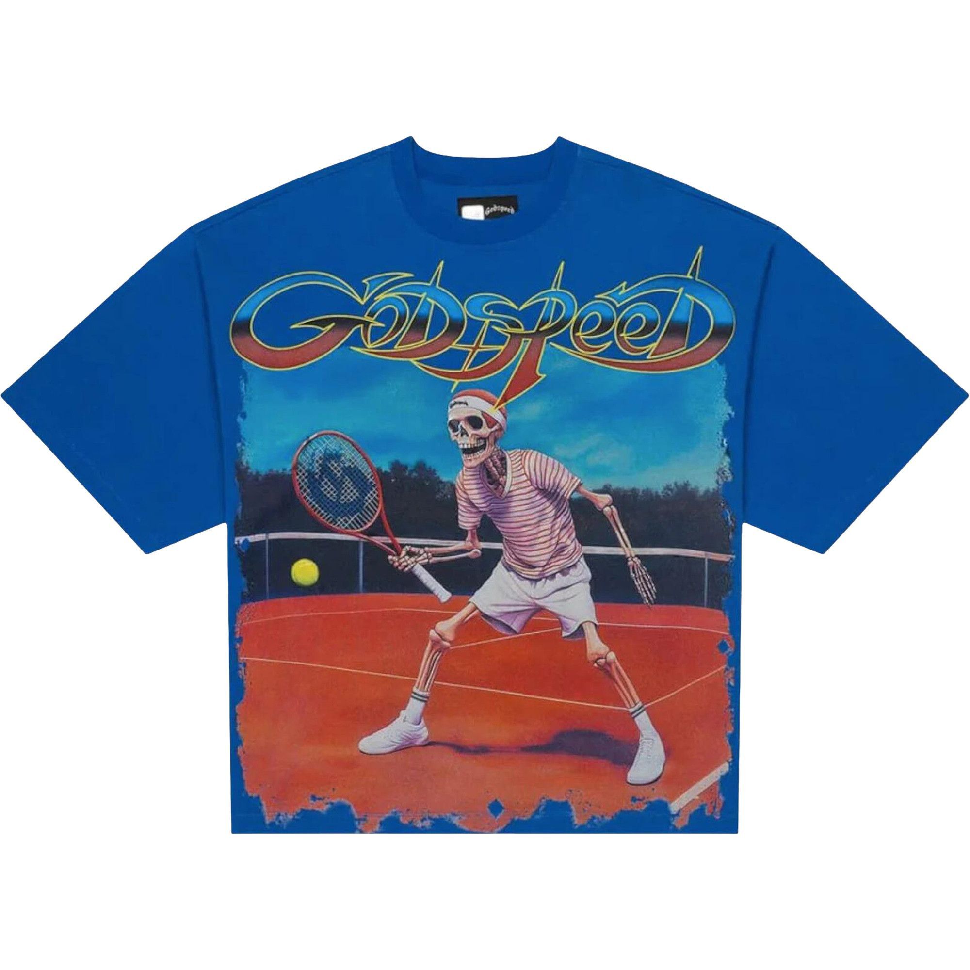 Godspeed Godspeed Top Spin Tee 'Blue' | Grailed