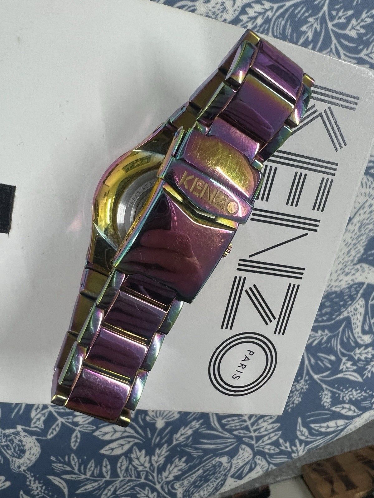 Kenzo Kenzo Rainbow Tiger Multi Coloured Watch Size 38 - 3 Thumbnail