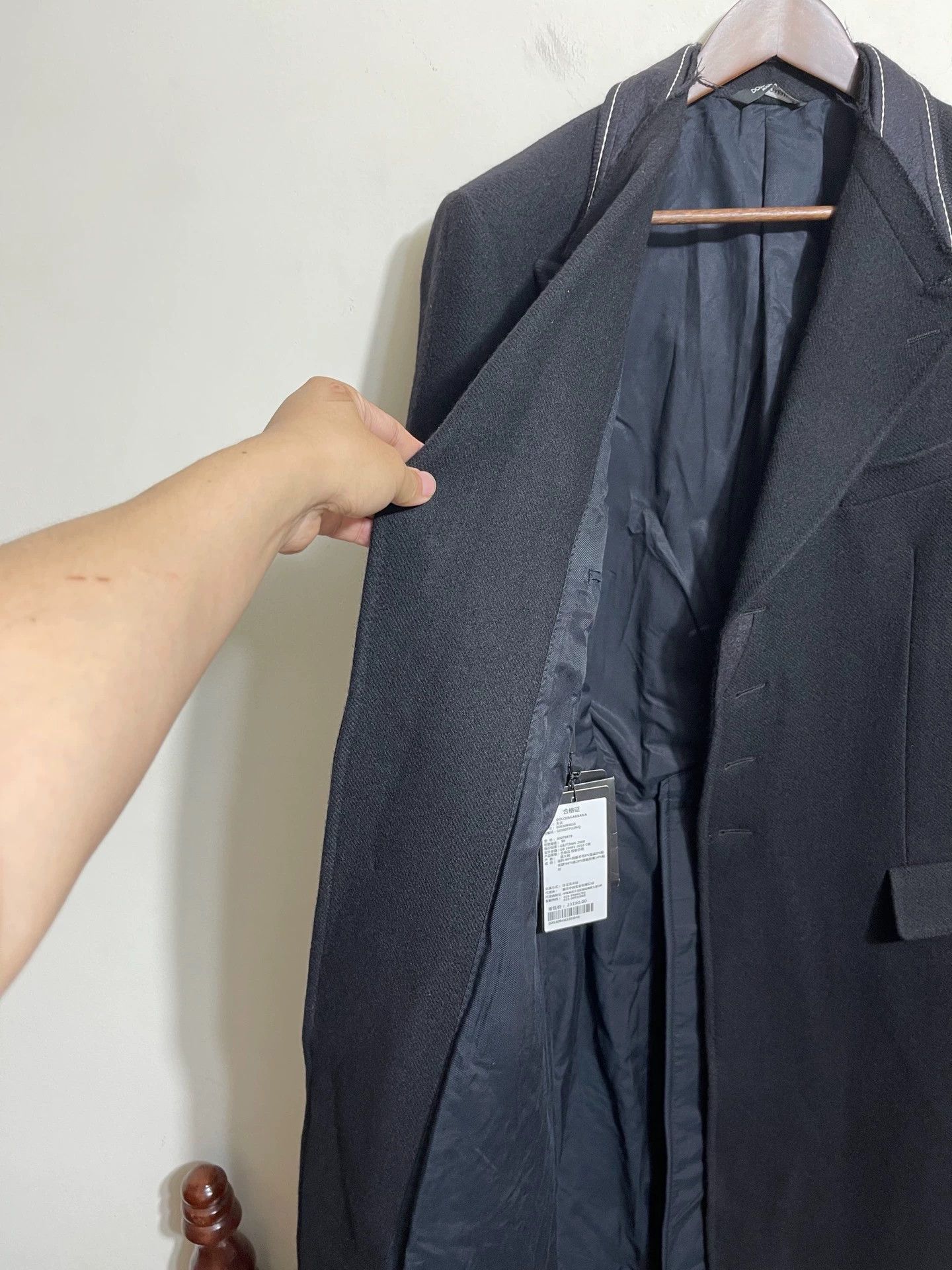Dolce & Gabbana Dolce & Gabbana New With Tags Slim Fit Wool Overcoat 50 Size US M / EU 48-50 / 2 - 6 Thumbnail