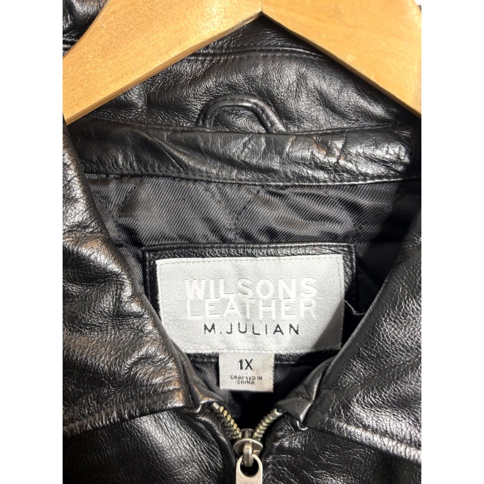 Vintage VINTAGE Wilsons Leather Jacket Womens 1X Black M. Julian Thinsulate Gloves Bomber Jacket 90s Mens Big & Tall Size XL / US 12-14 / IT 48-50 - 4 Thumbnail