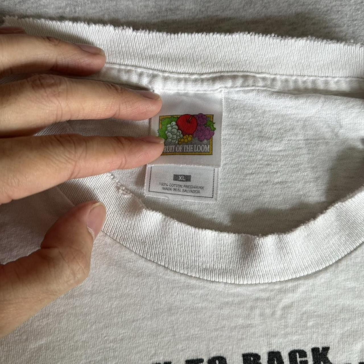 Fruit Of The Loom × NHL × Vintage Vintage 1997 NHL Detroit Red Wings Graphics White Tee Shirt Size US XL / EU 56 / 4 - 5 Thumbnail
